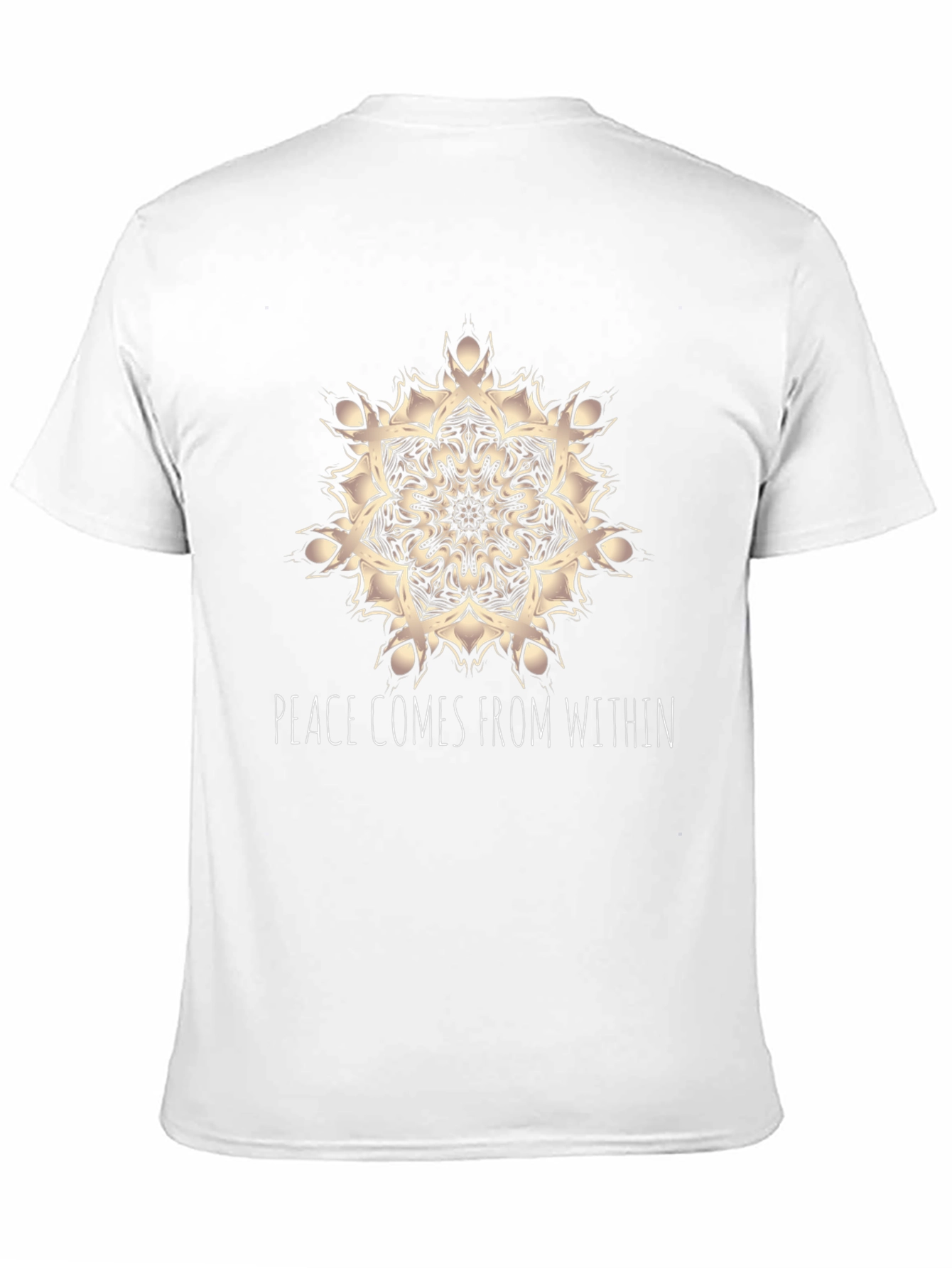Peace Within Black Graphic Tee
