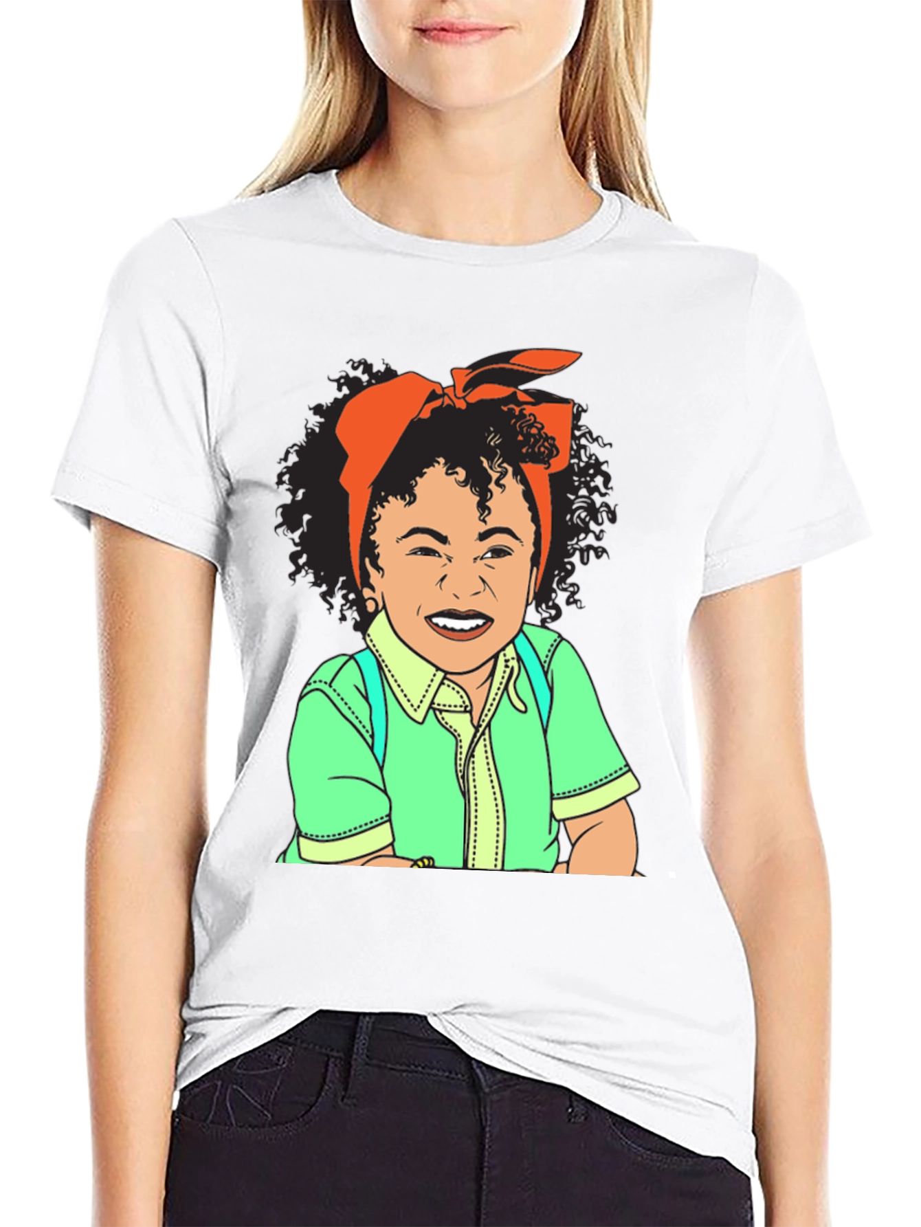 Cartoon Girl Graphic Tee