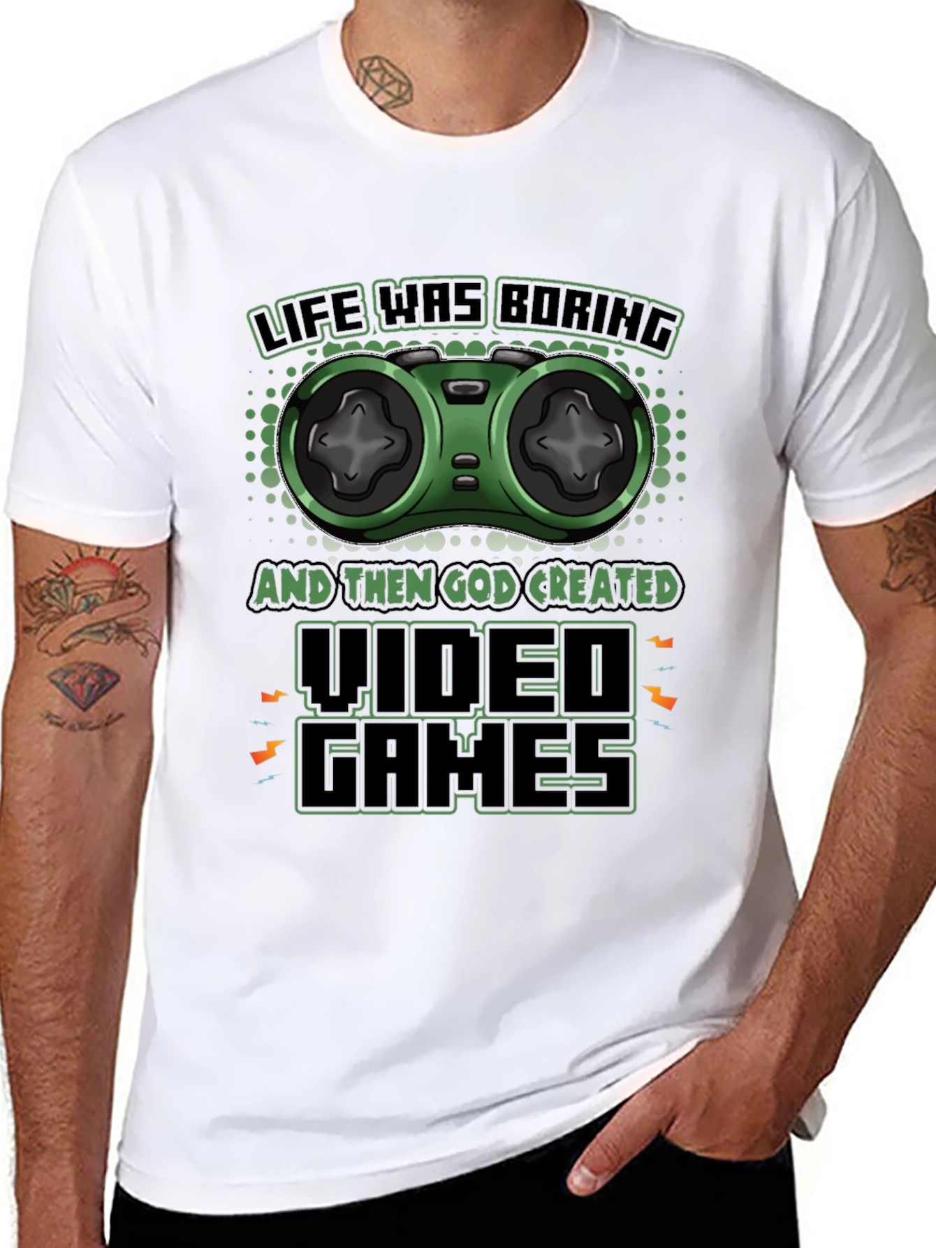 Life Was Boring Video Games T-Shirt