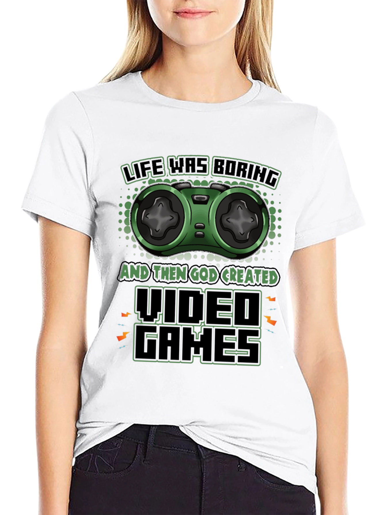 Life Was Boring Video Games T-Shirt
