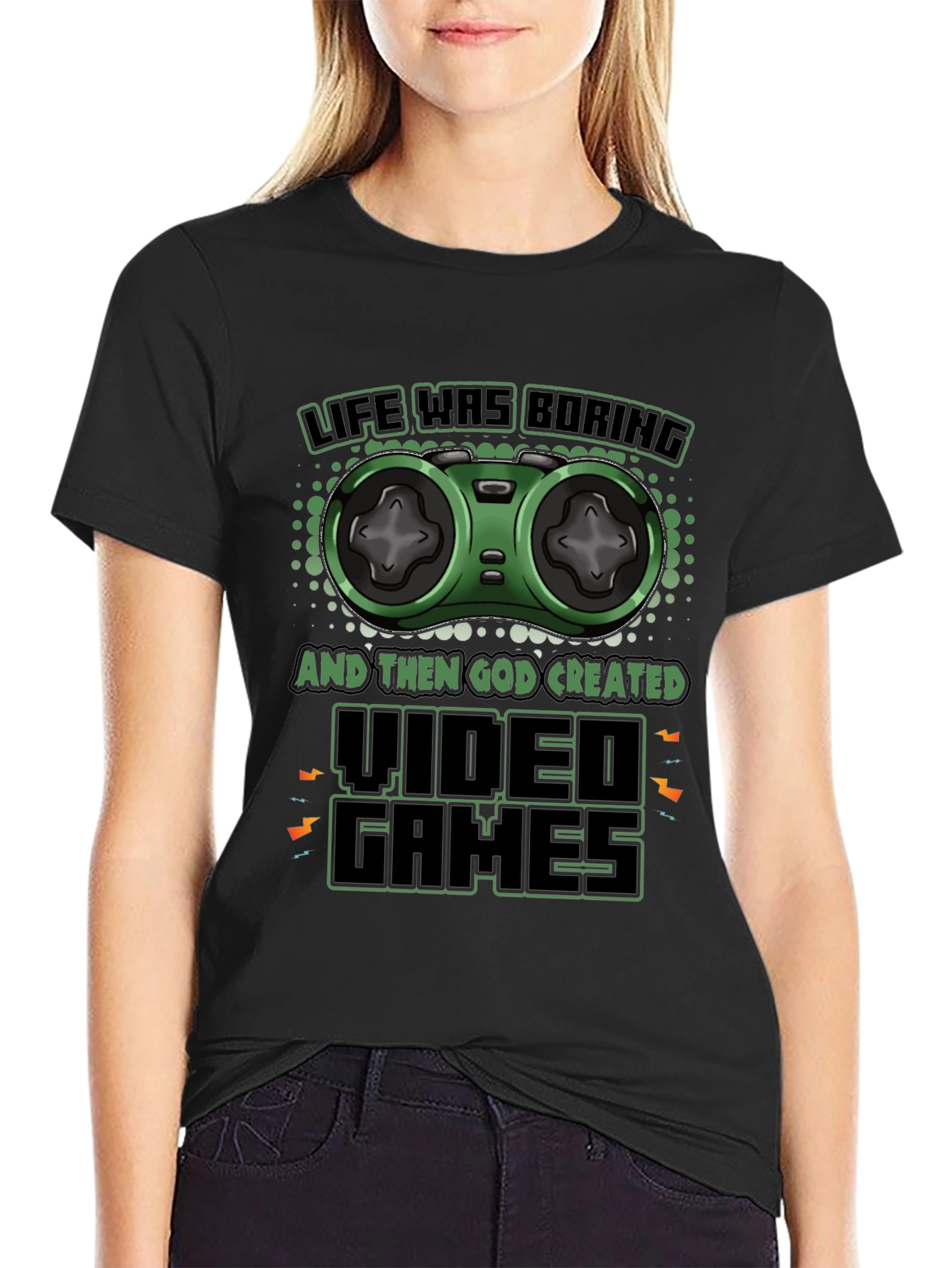 Life Was Boring Video Games T-Shirt