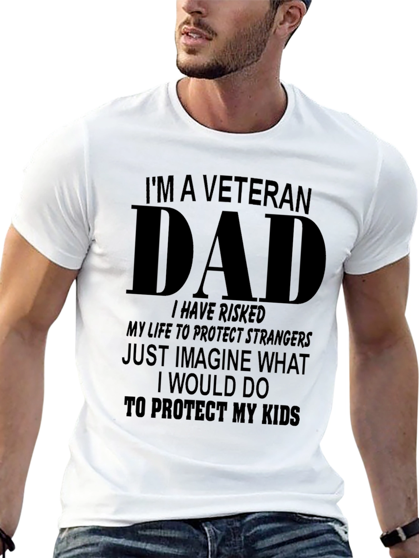 Veteran Dad Graphic T-Shirt