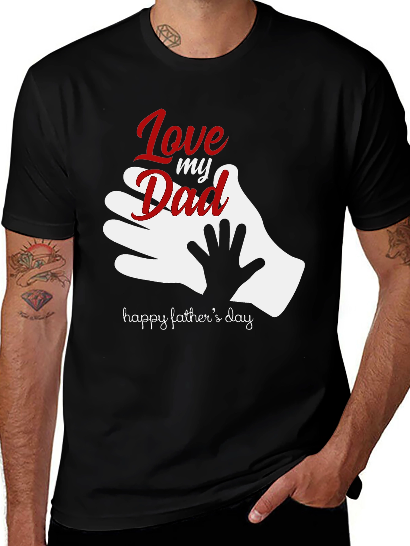 Love My Dad T-Shirt - Fathers Day Gift