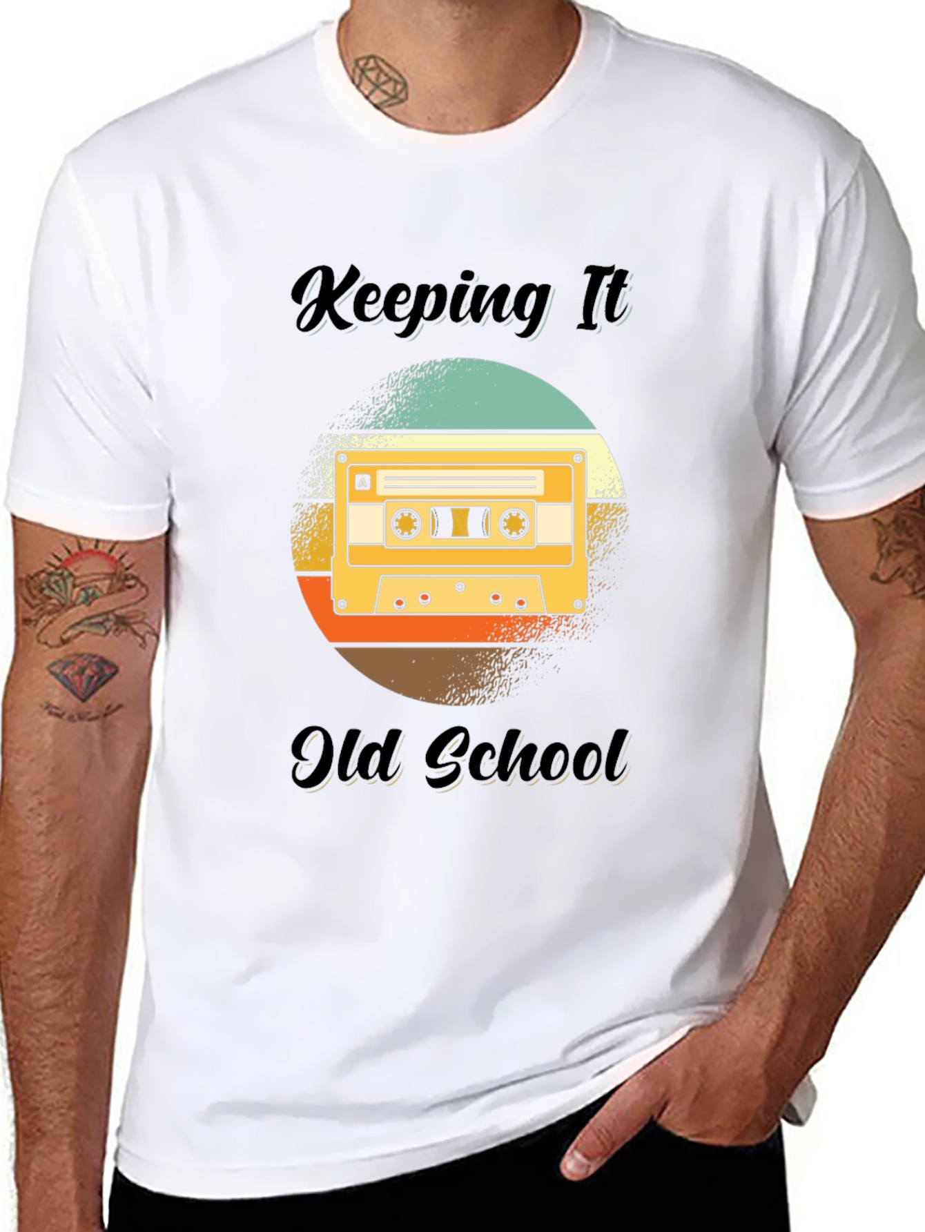 Retro Keeping It Old School Graphic Tee