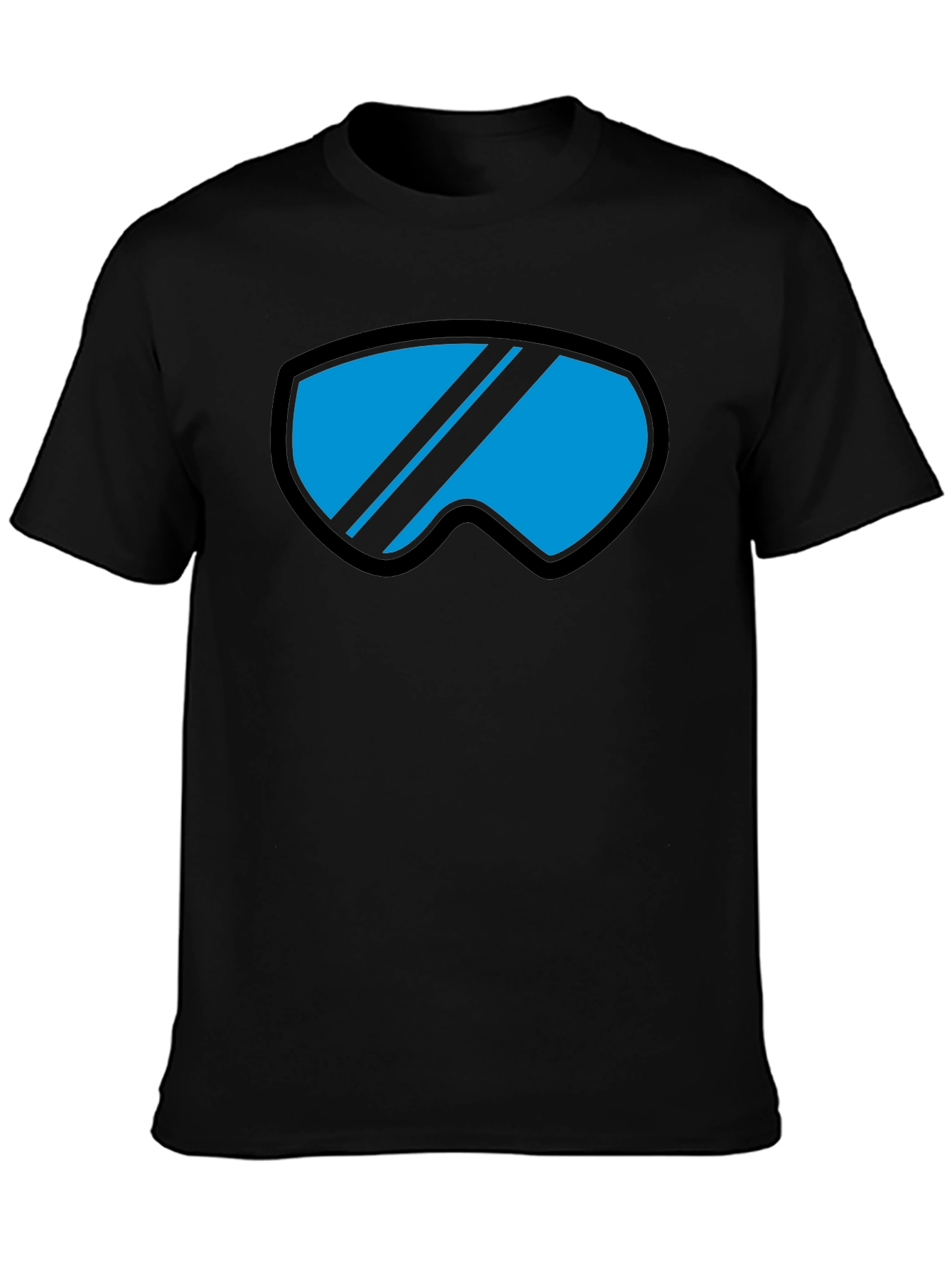 Cool Goggles Graphic Tee - Black Casual Shirt