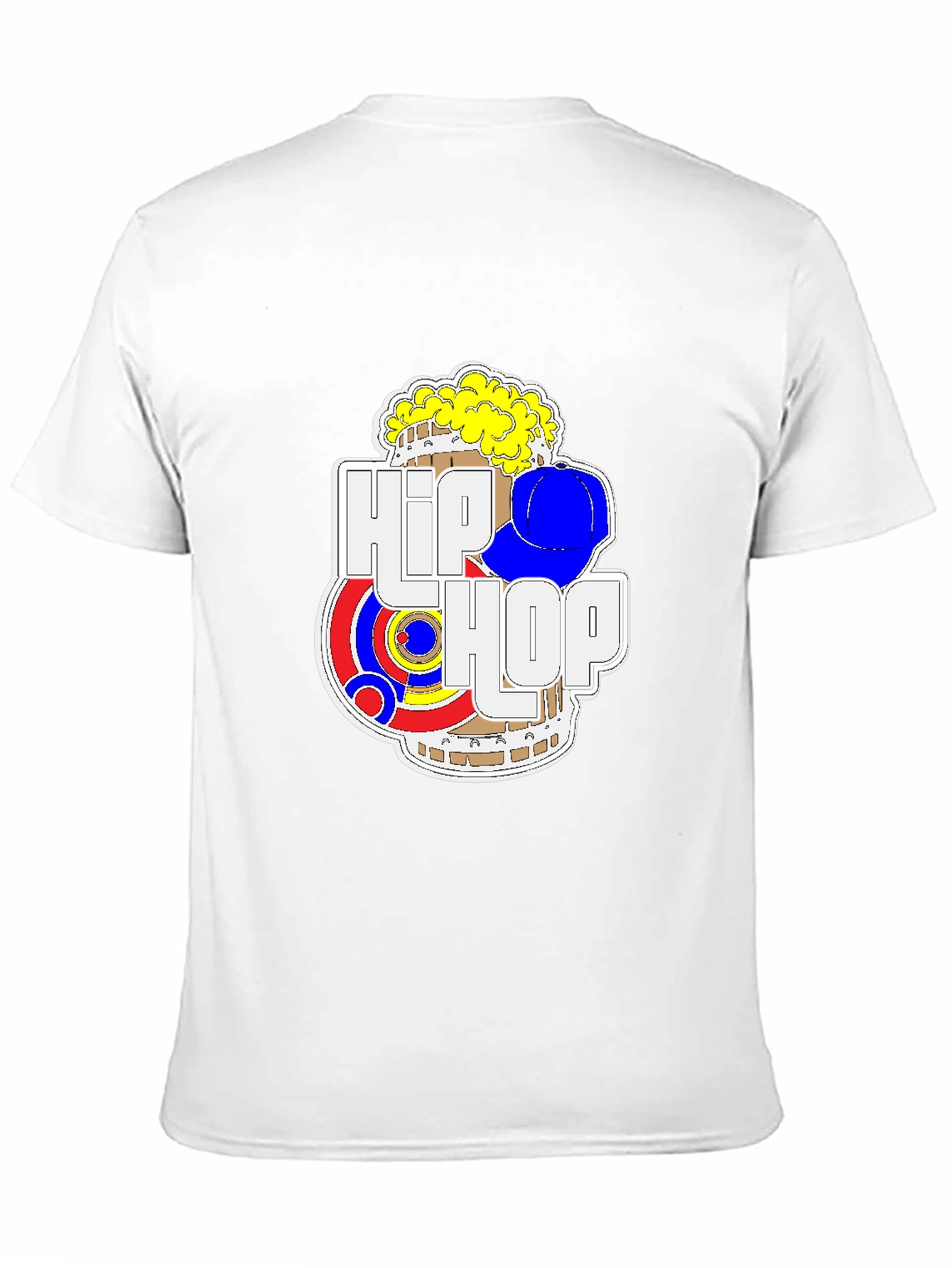 Hip Hop Graphic T-Shirt - Black