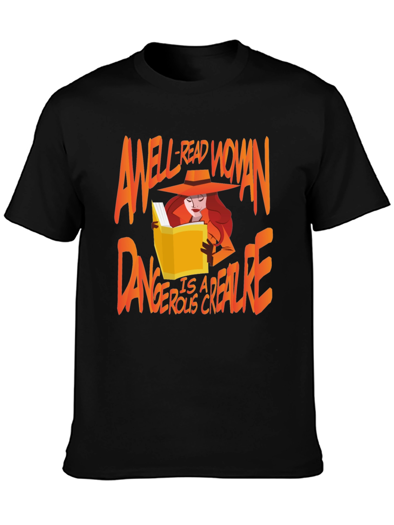 Well-Read Woman Graphic Tee - Dangerously Cool