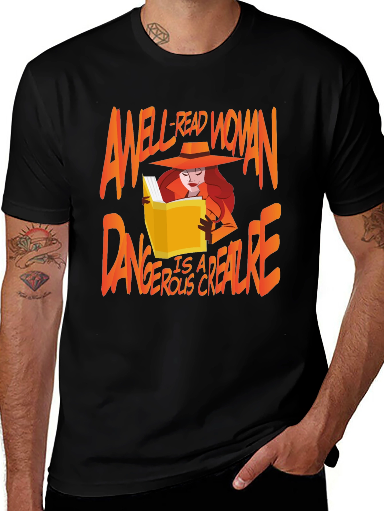 Well-Read Woman Graphic Tee - Dangerously Cool