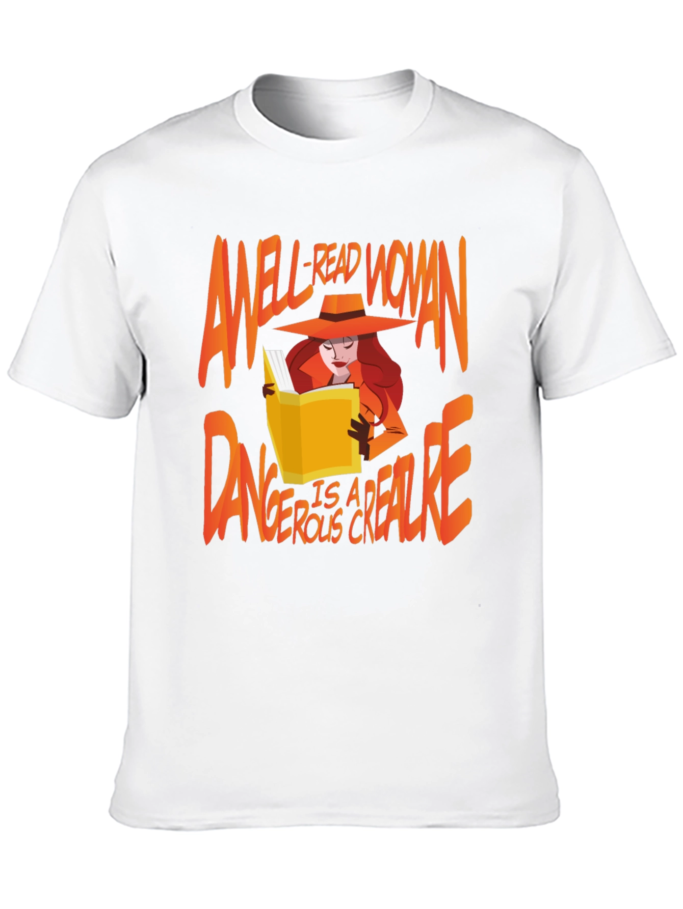 Well-Read Woman Graphic Tee - Dangerously Cool