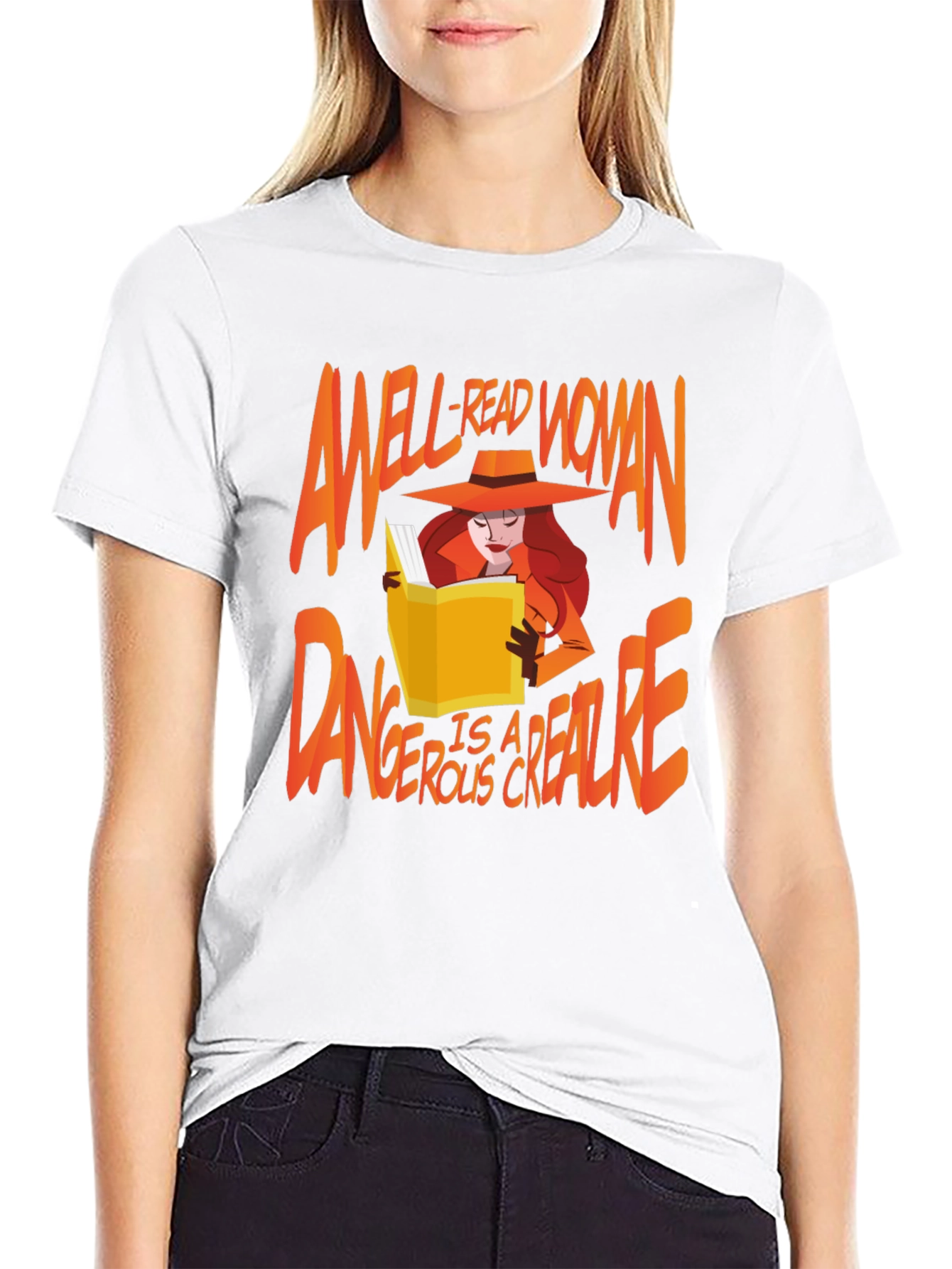 Well-Read Woman Graphic Tee - Dangerously Cool