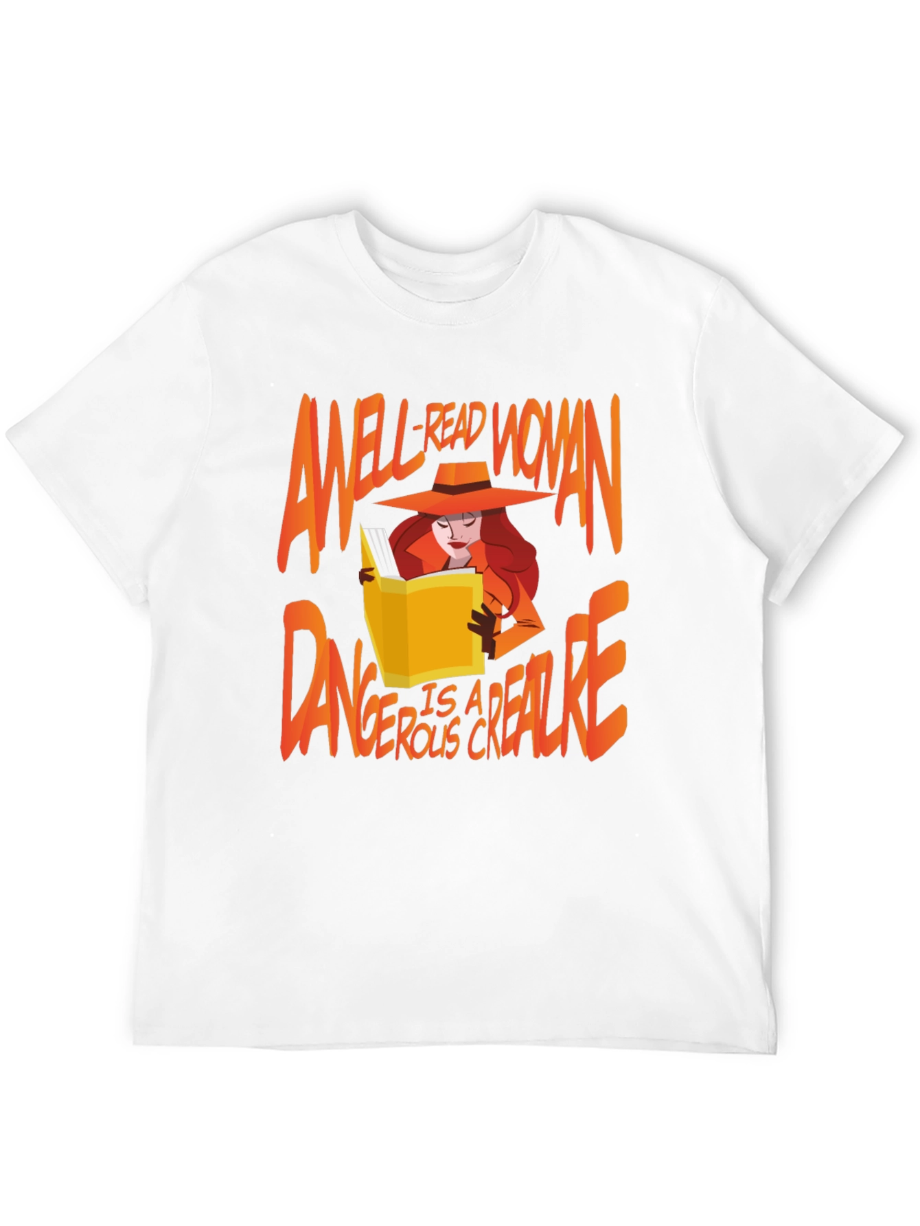 Well-Read Woman Graphic Tee - Dangerously Cool