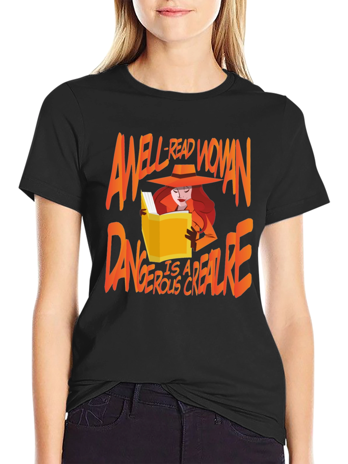 Well-Read Woman Graphic Tee - Dangerously Cool