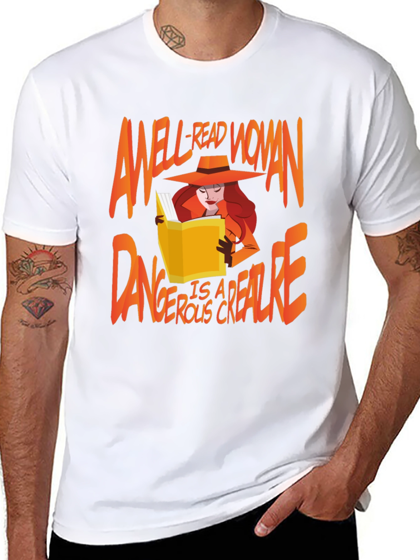 Well-Read Woman Graphic Tee - Dangerously Cool