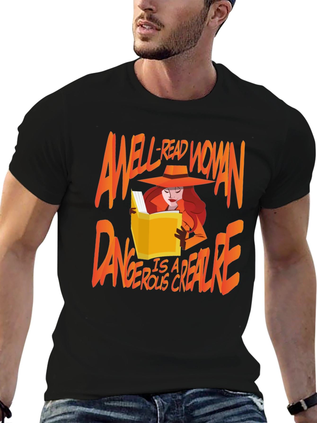 Well-Read Woman Graphic Tee - Dangerously Cool