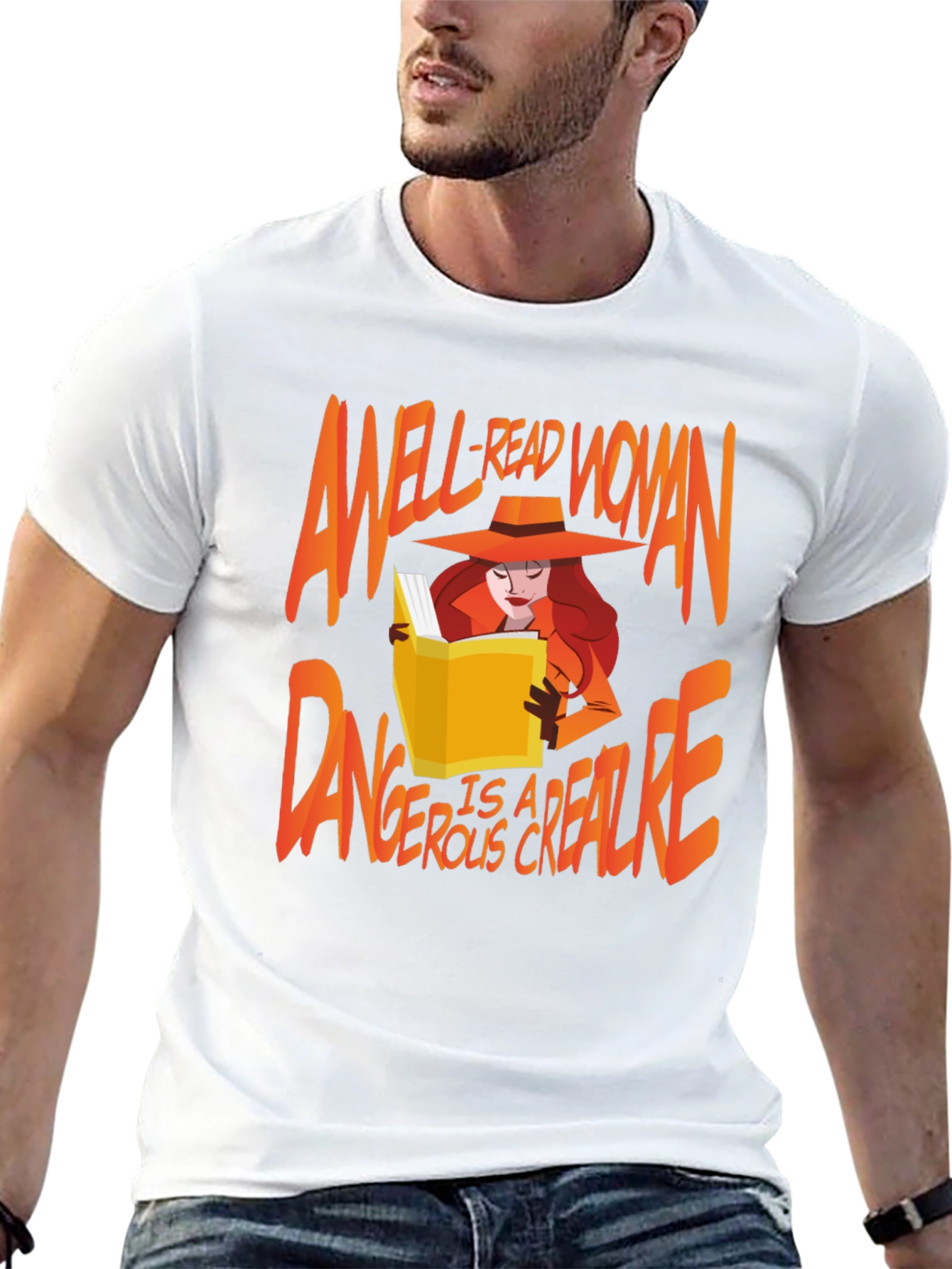 Well-Read Woman Graphic Tee - Dangerously Cool