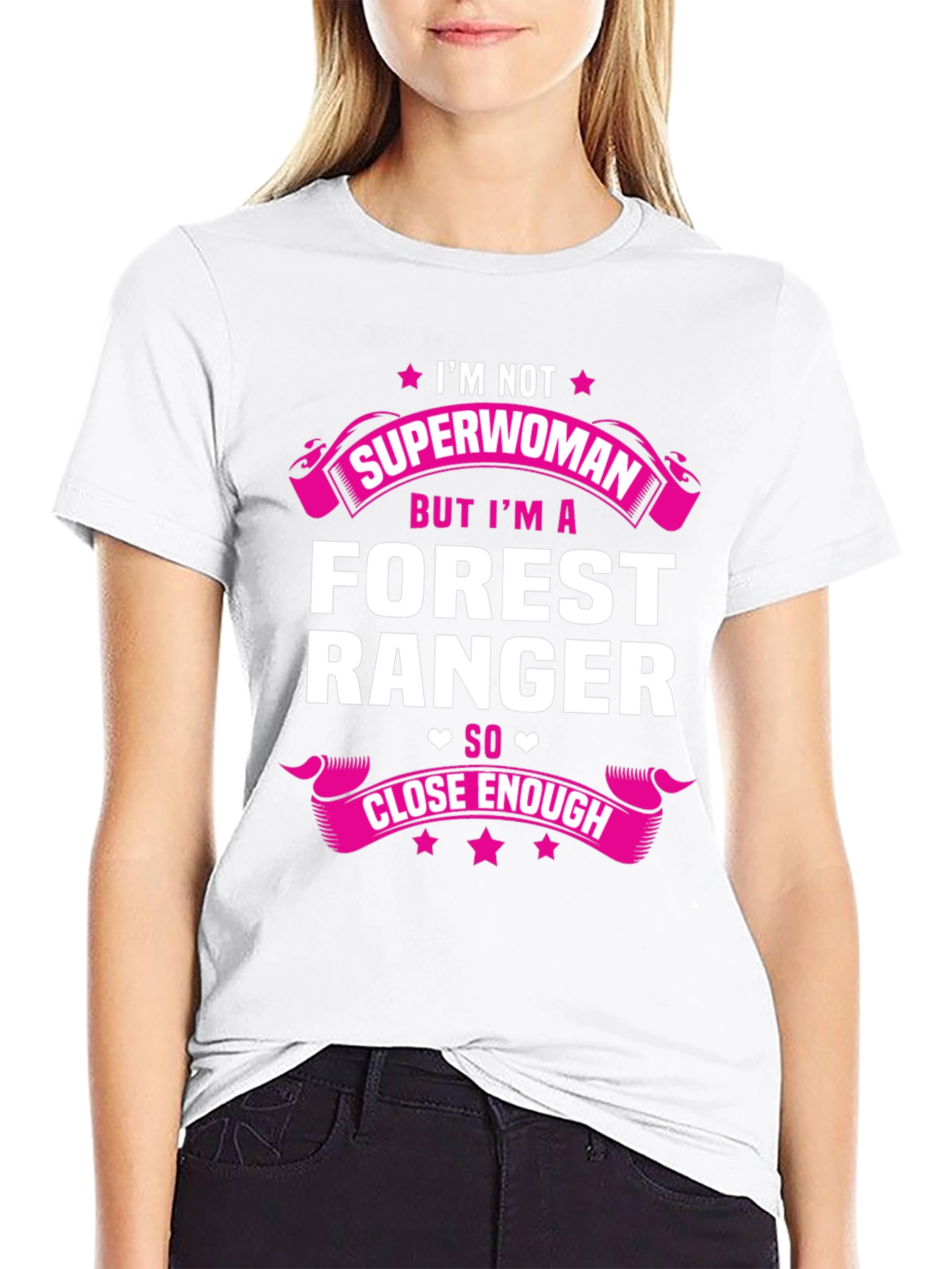 Forest Ranger Superwoman Funny T-Shirt
