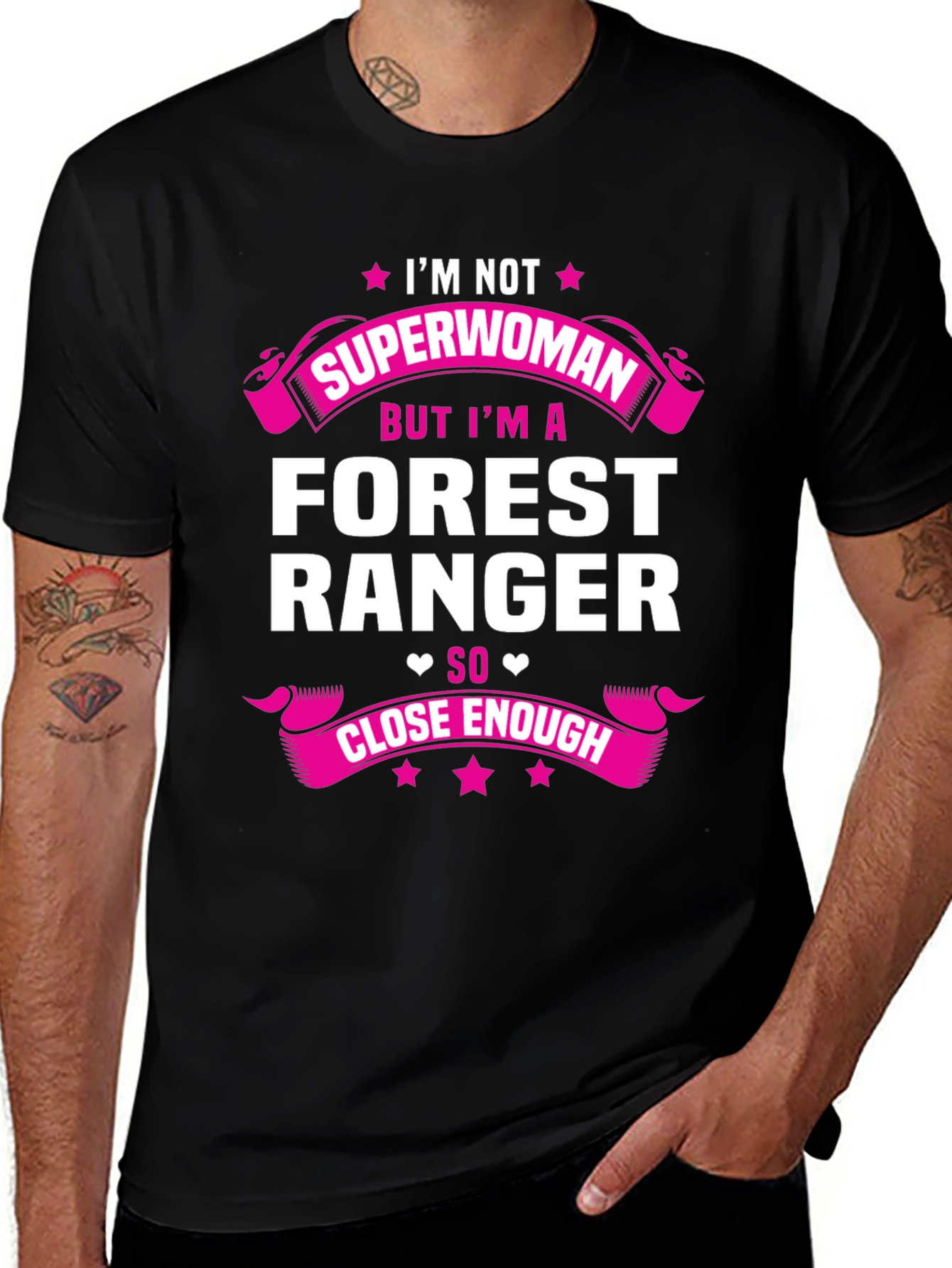 Forest Ranger Superwoman Funny T-Shirt