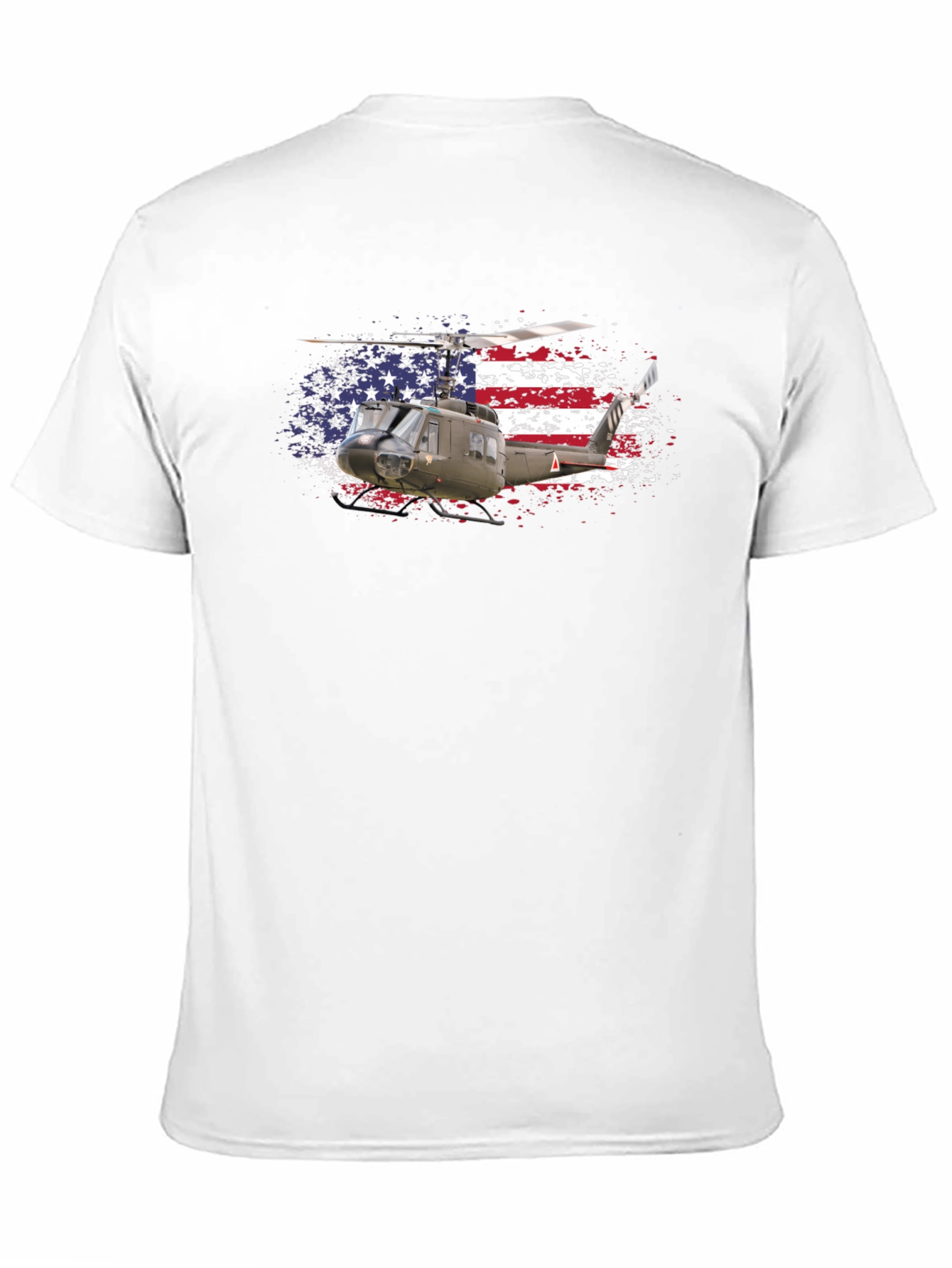 American Flag Helicopter T-Shirt