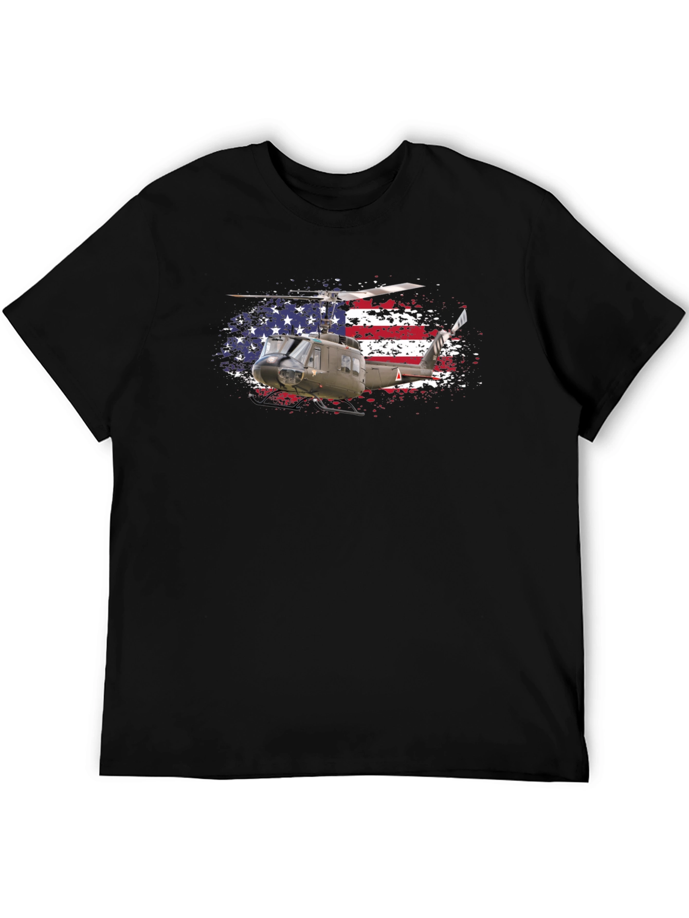 American Flag Helicopter T-Shirt