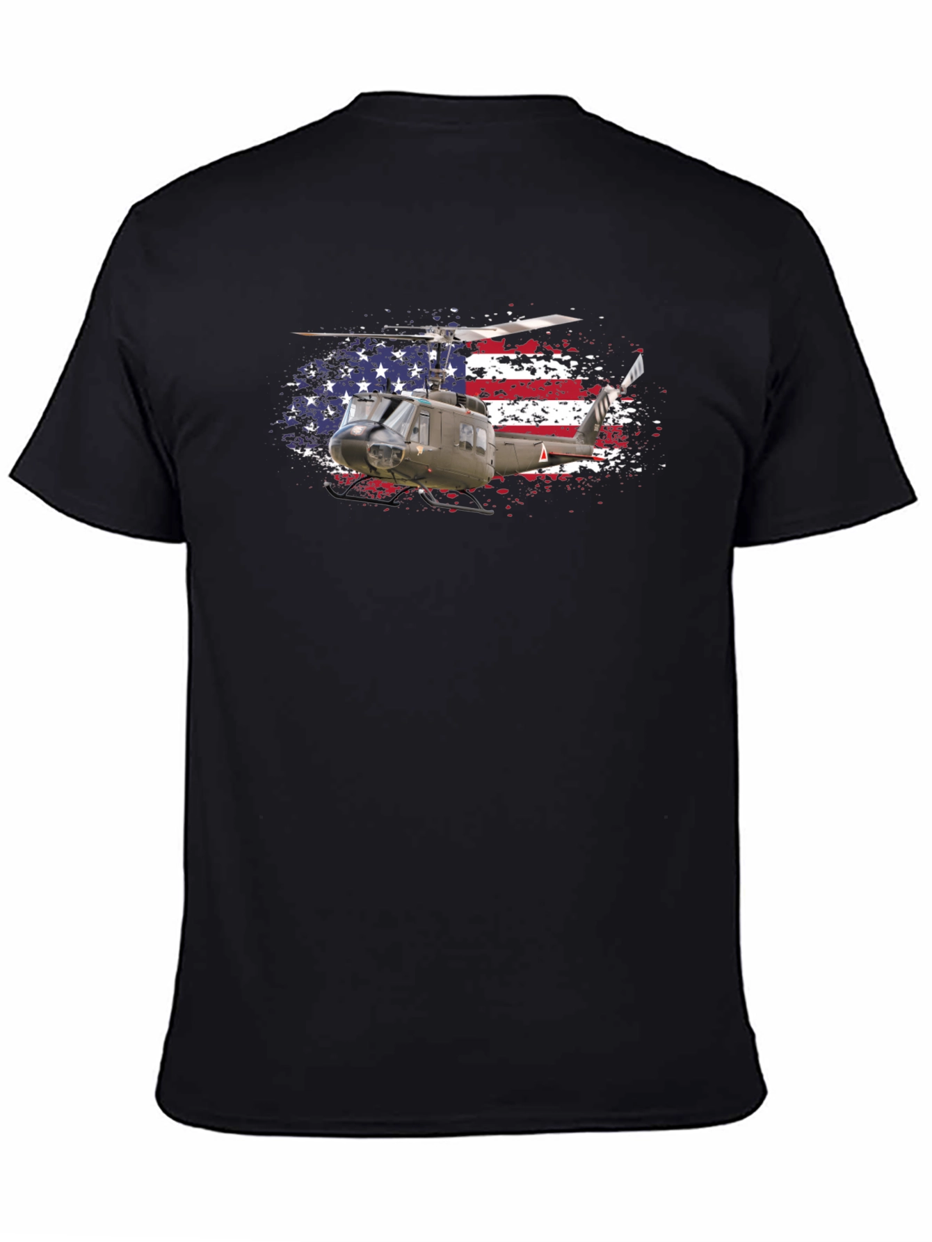 American Flag Helicopter T-Shirt