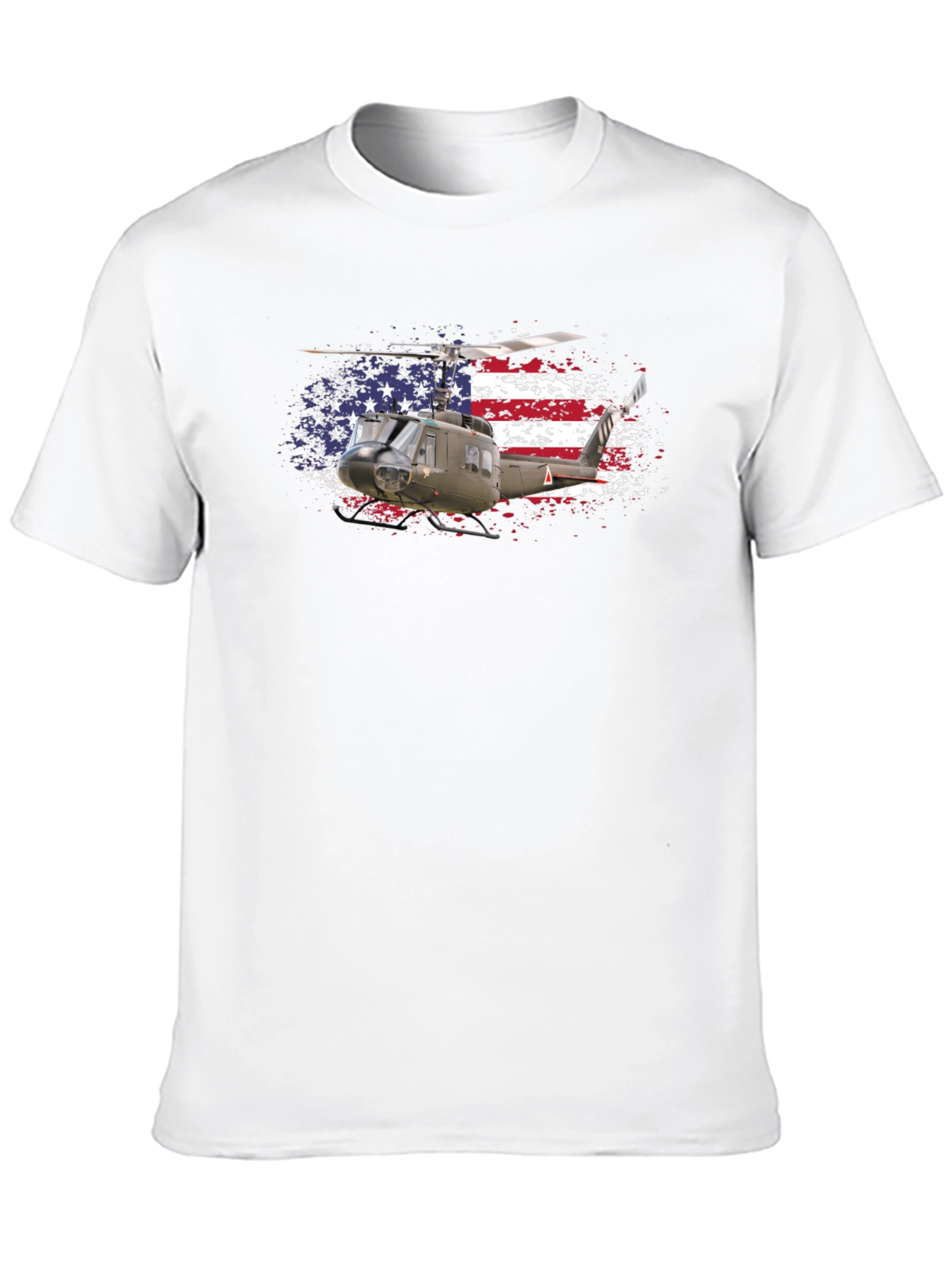 American Flag Helicopter T-Shirt
