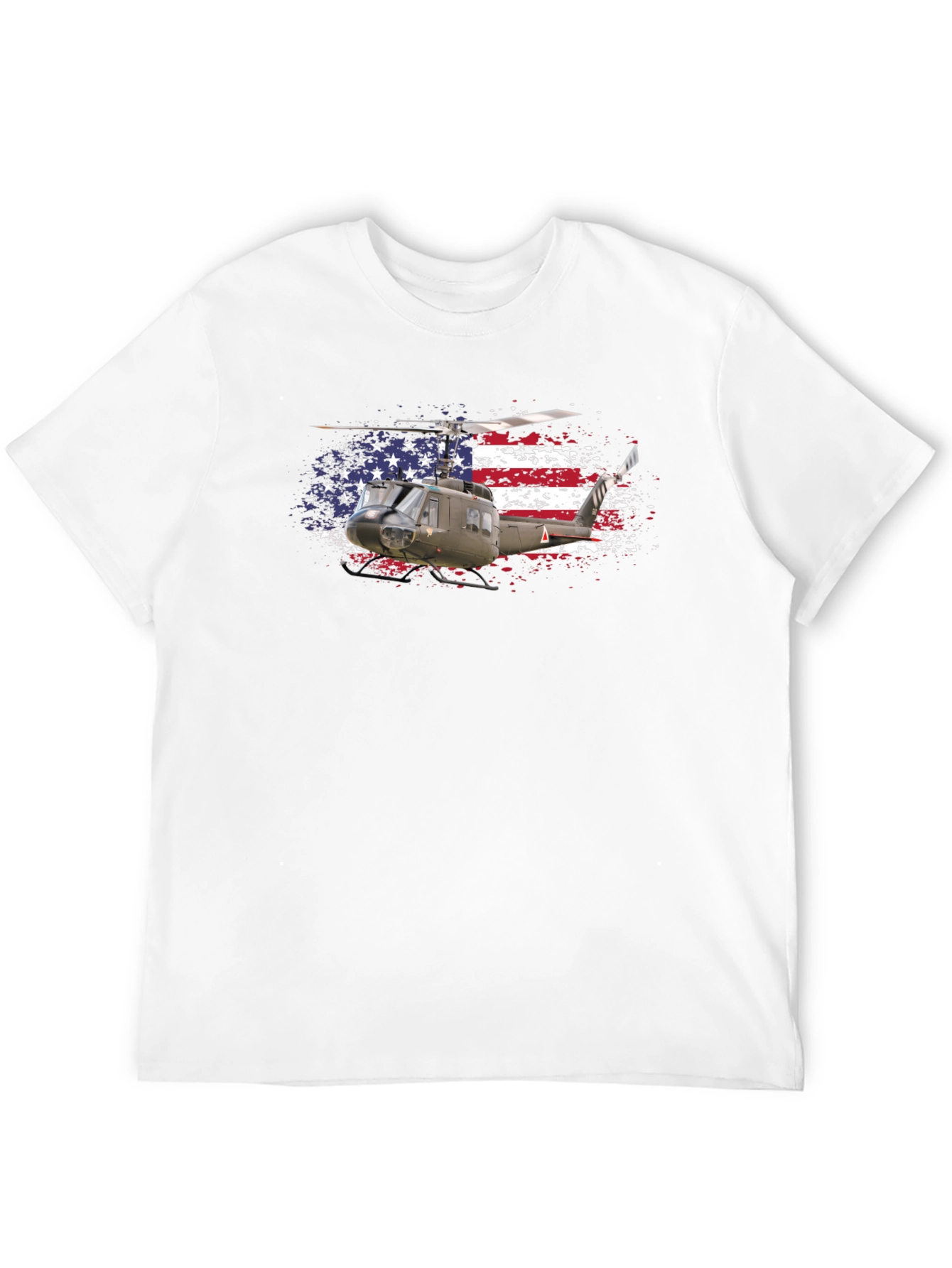 American Flag Helicopter T-Shirt