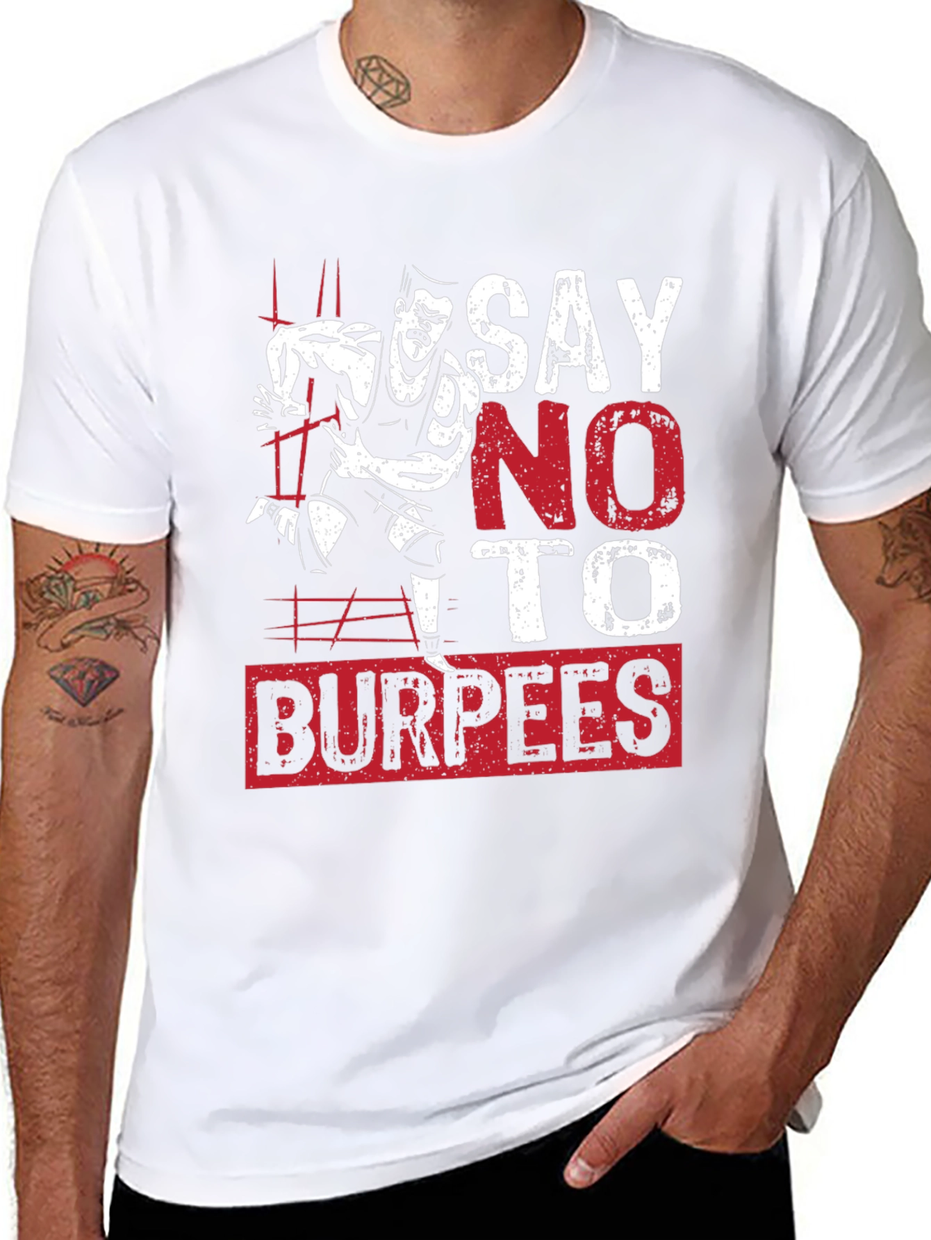 Say No to Burpees Graphic T-Shirt