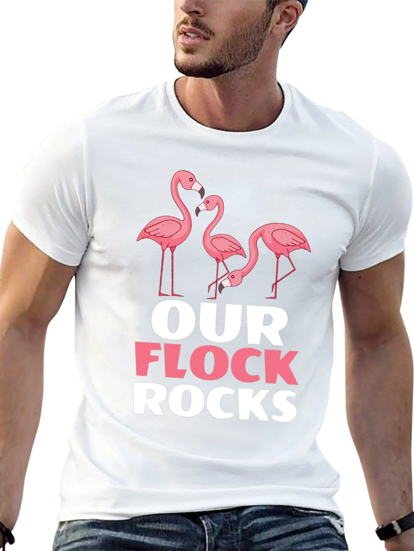 Our Flock Rocks Graphic Tee