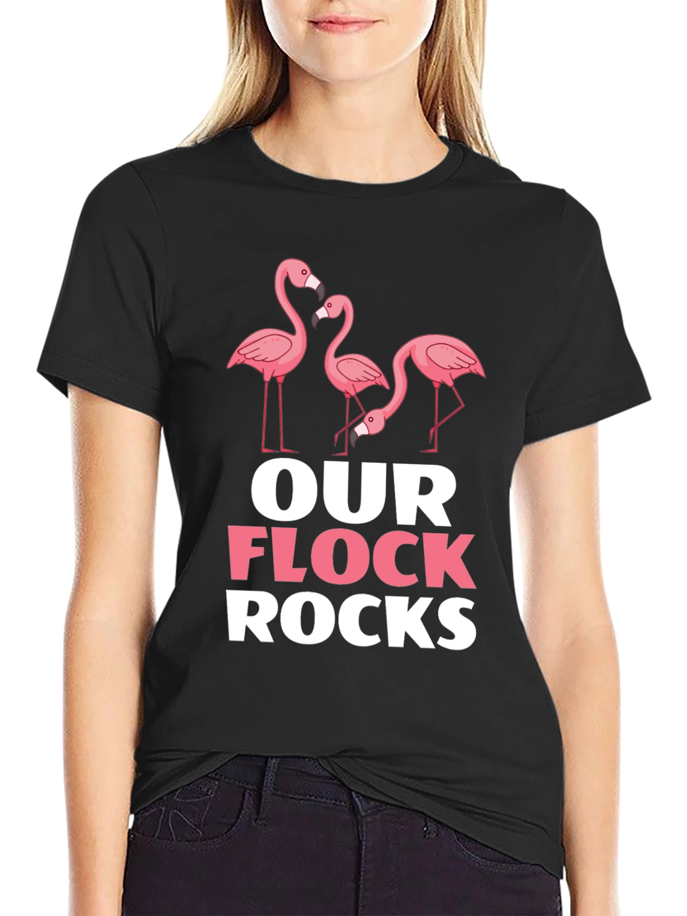 Our Flock Rocks Graphic Tee