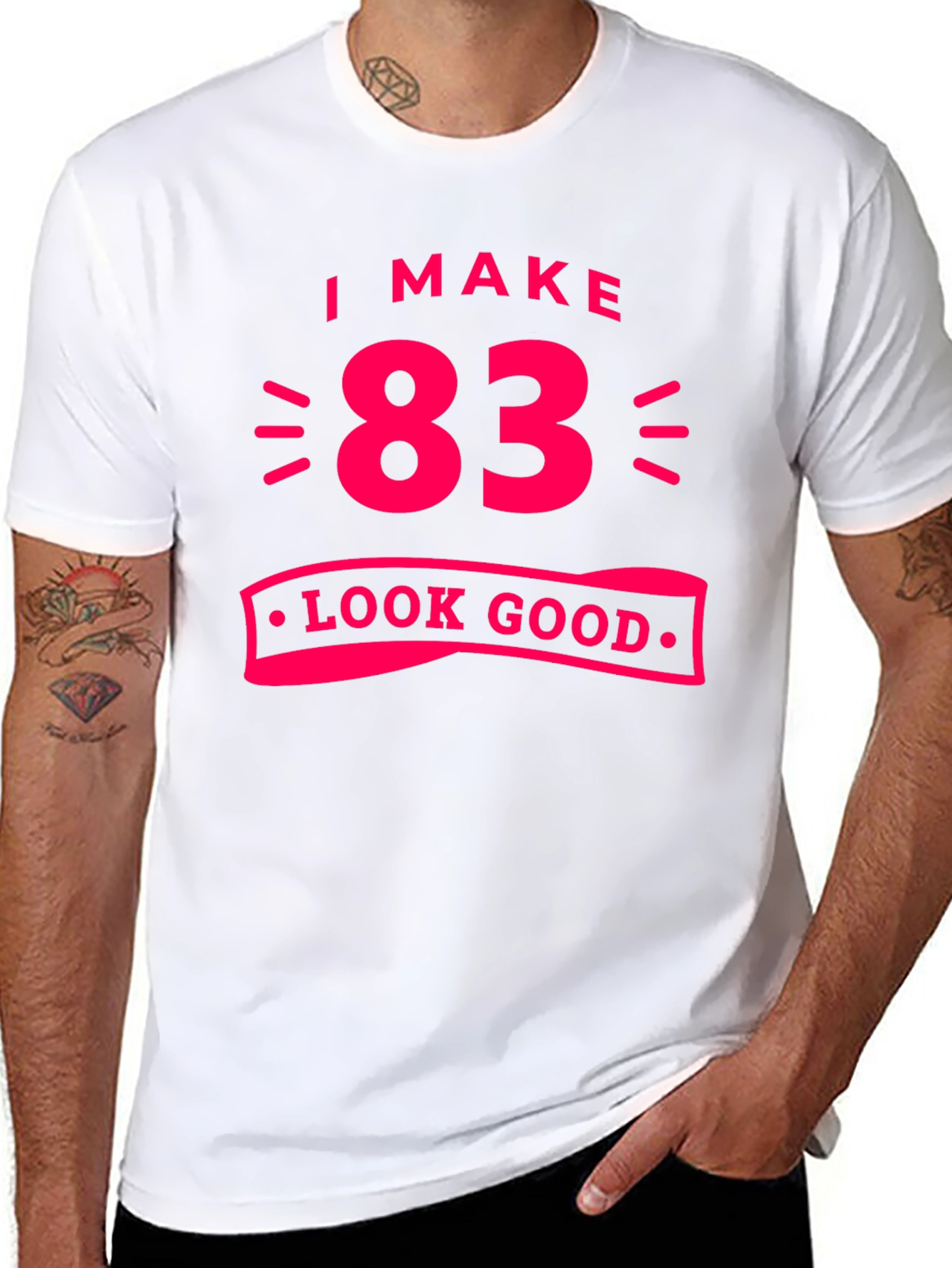 83 Look Good T-Shirt - Funny Birthday Gift Tee