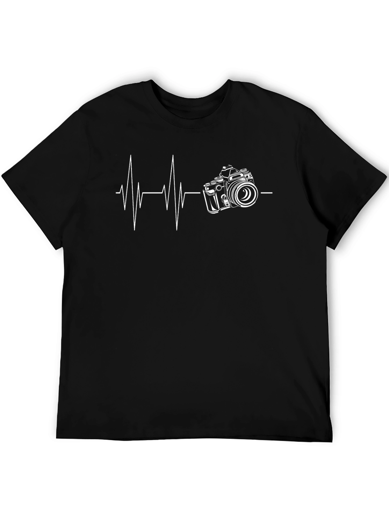 Camera Heartbeat T-Shirt - Photographers Tee