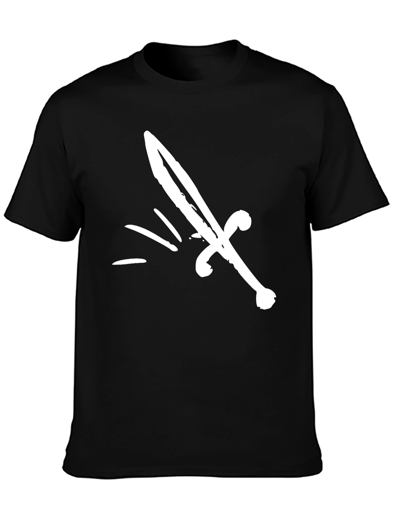 Sword Graphic Black T-Shirt