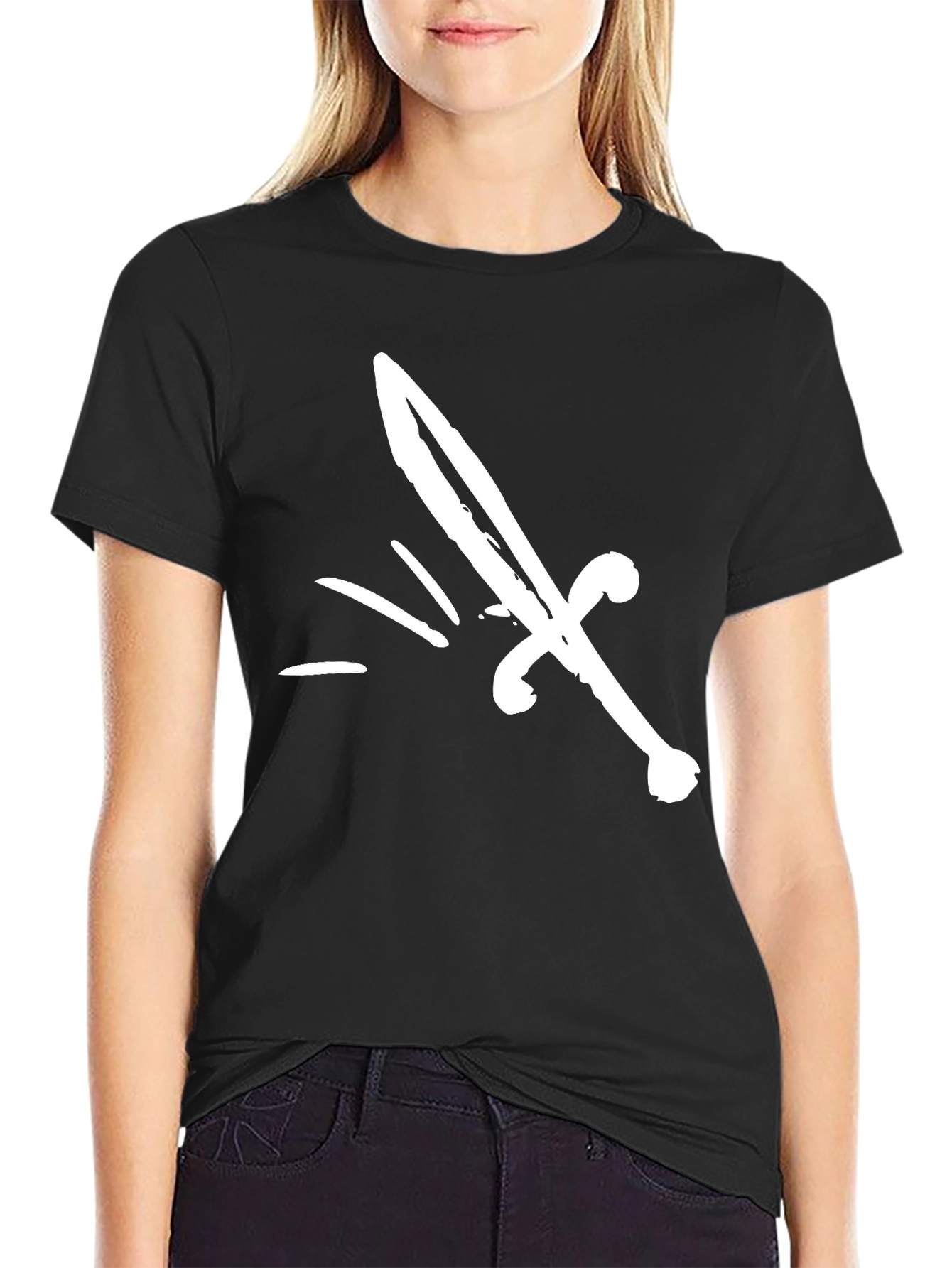 Sword Graphic Black T-Shirt
