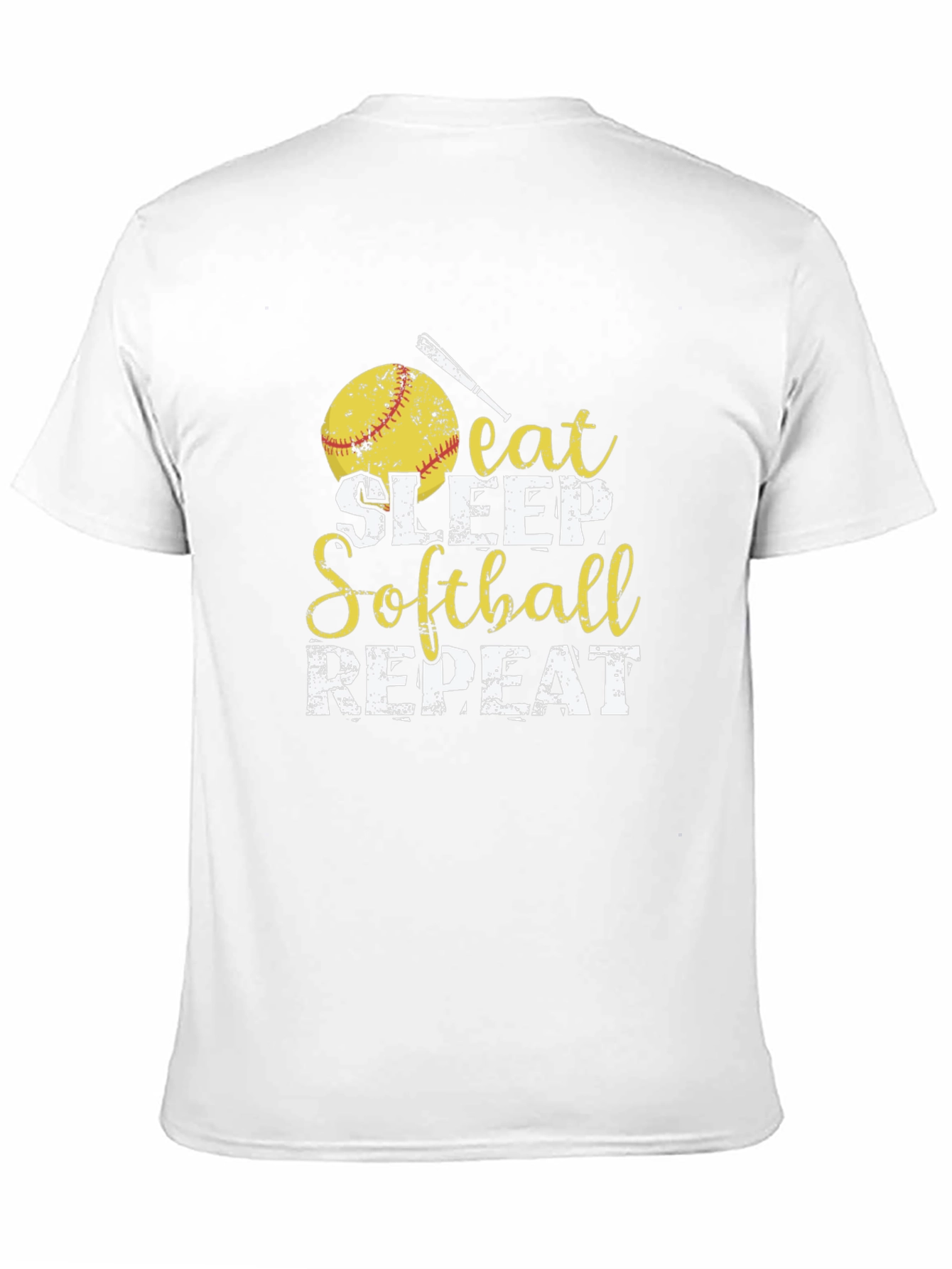 Eat Sleep Softball Repeat T-Shirt