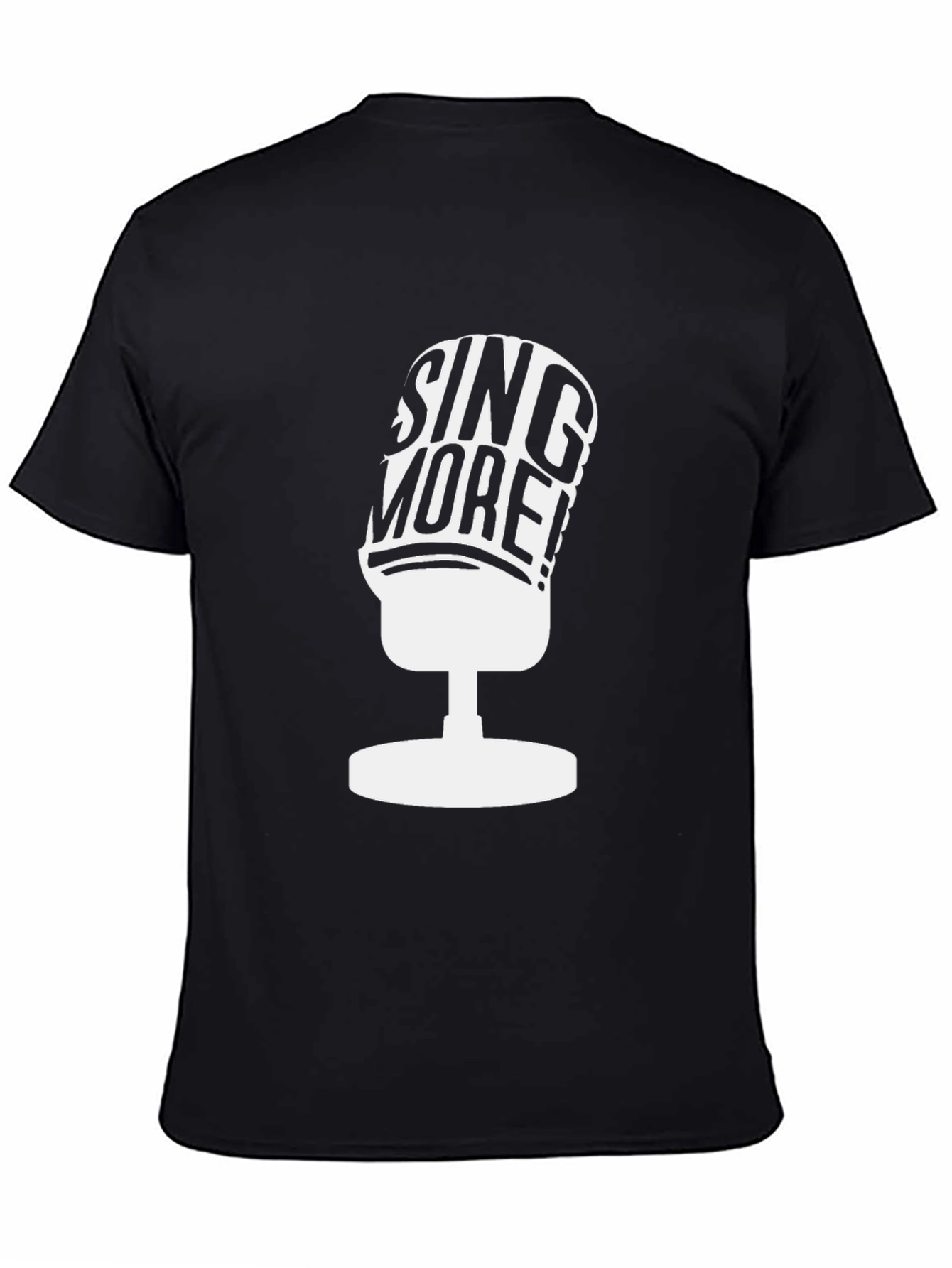 Sing More Graphic Tee - Black