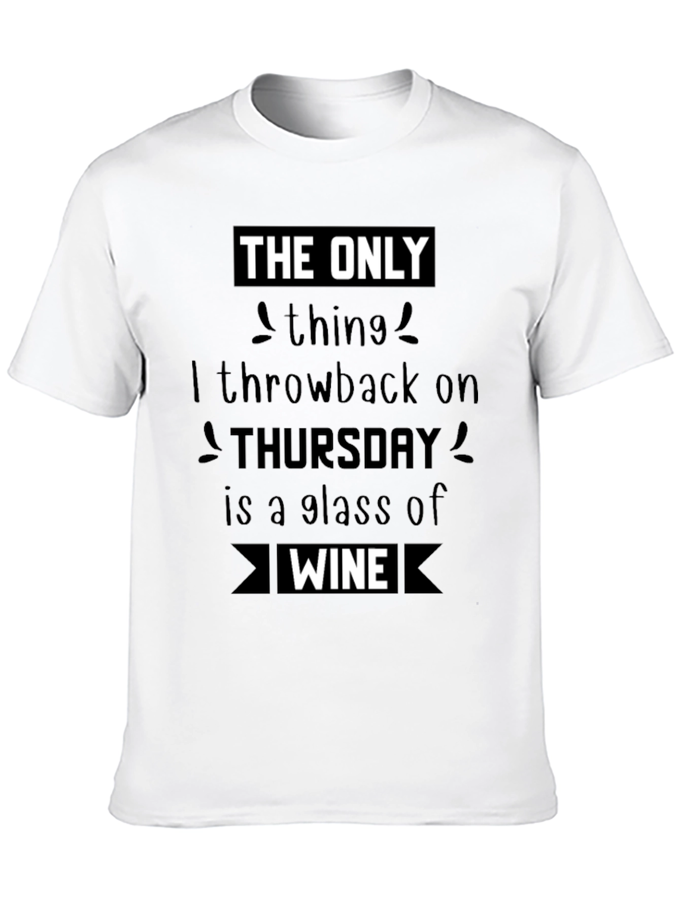 Thursday Wine Throwback Tee