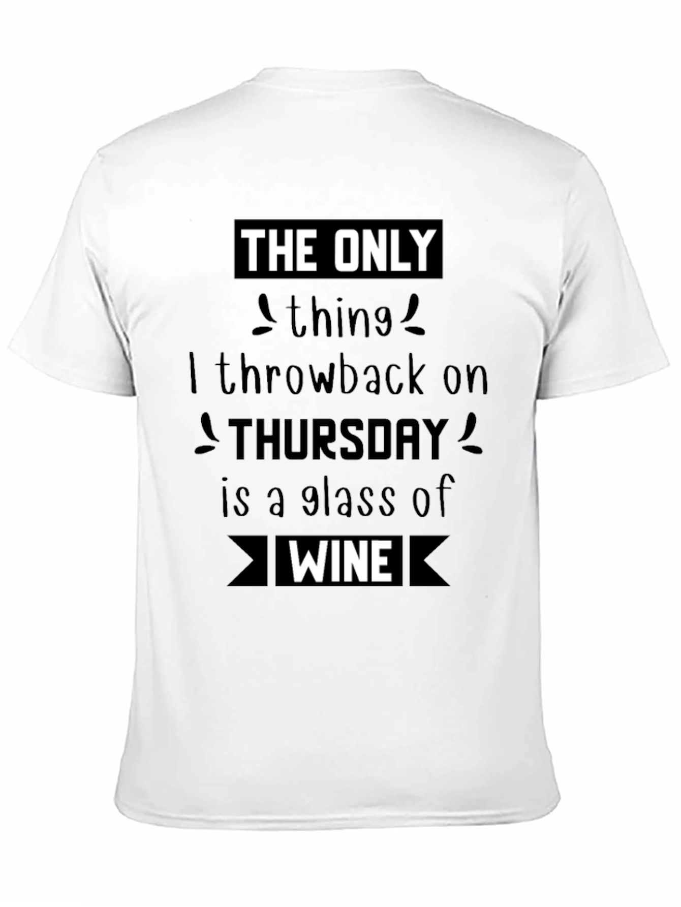 Thursday Wine Throwback Tee