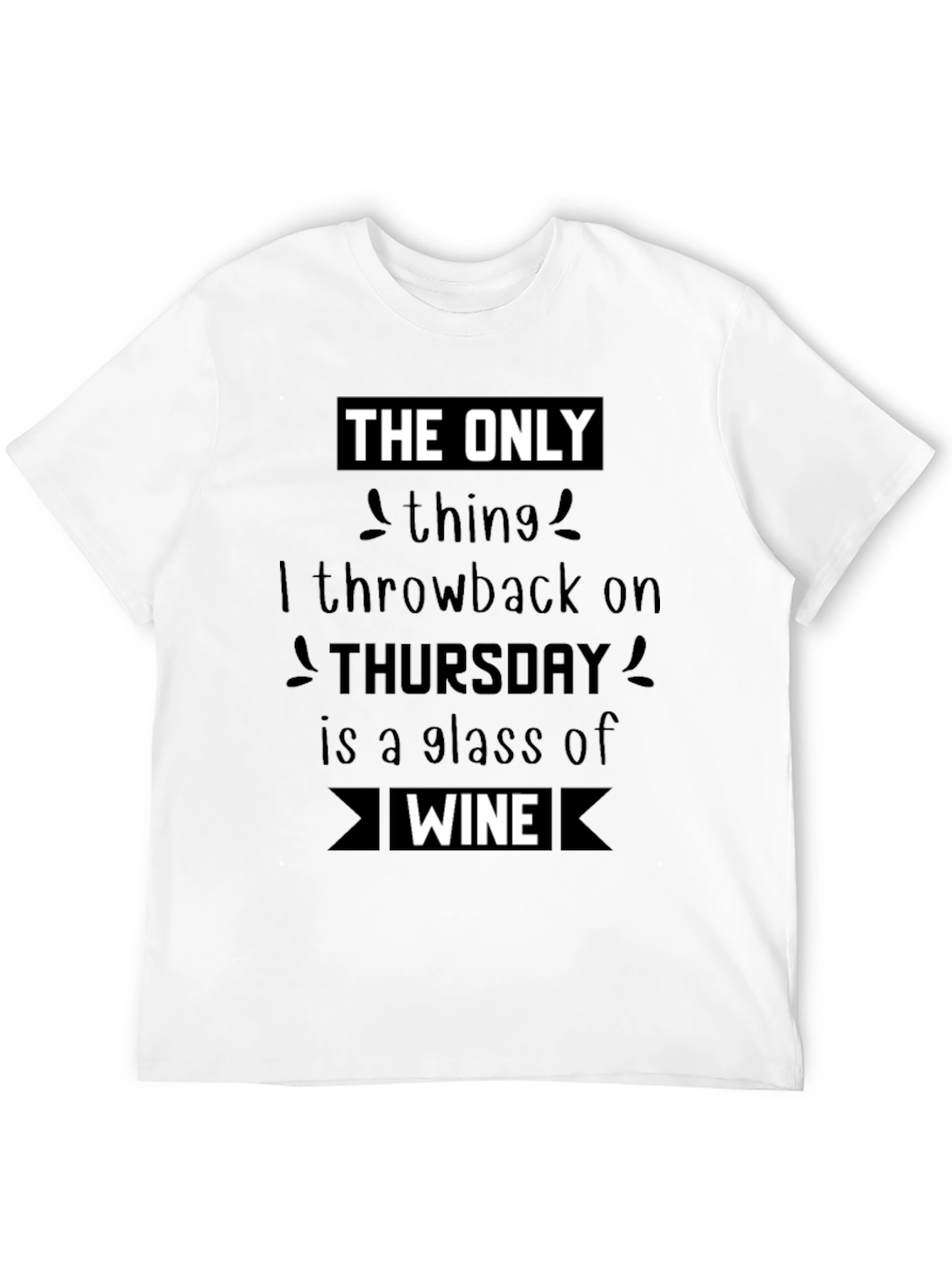 Thursday Wine Throwback Tee