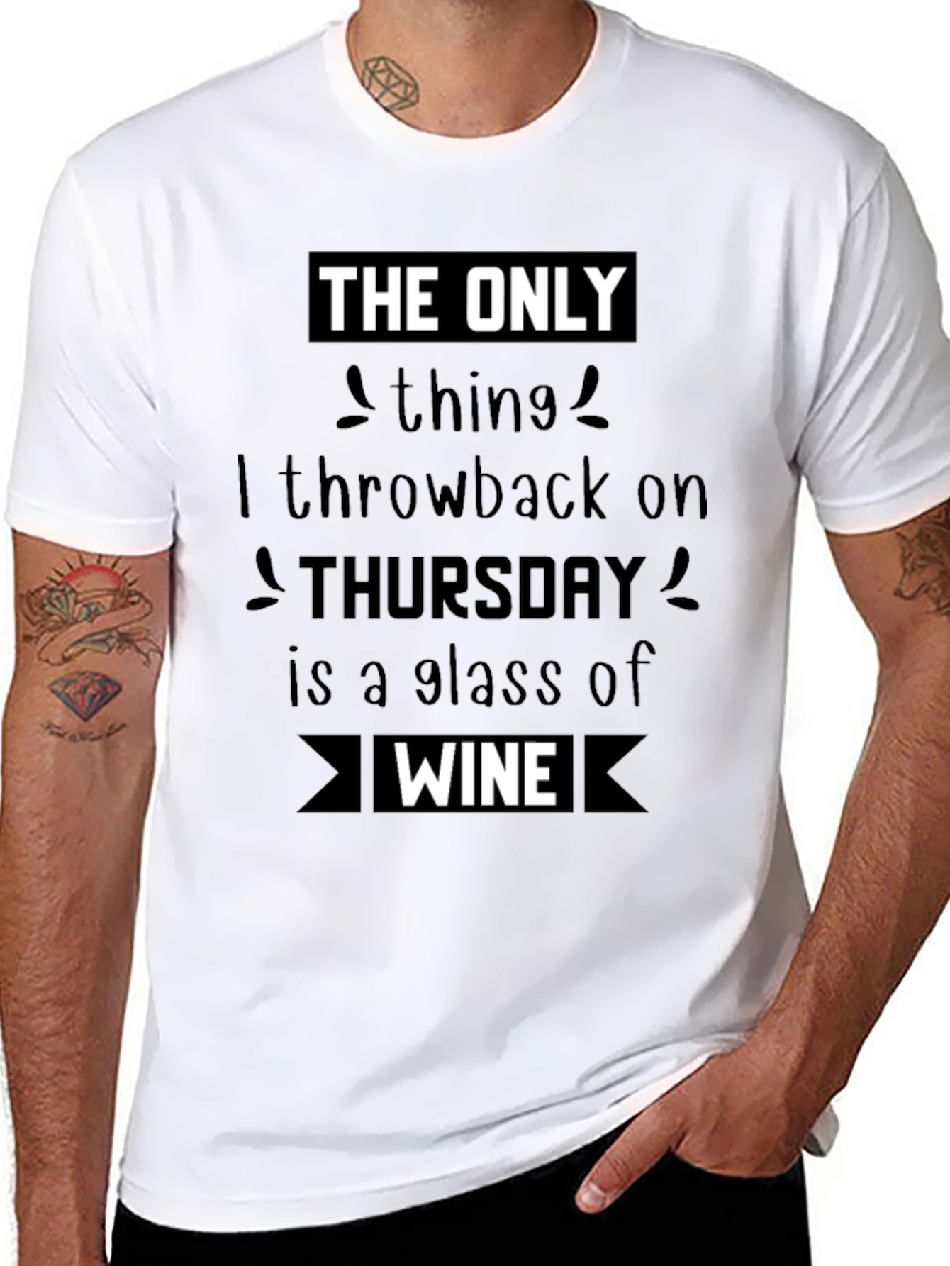 Thursday Wine Throwback Tee