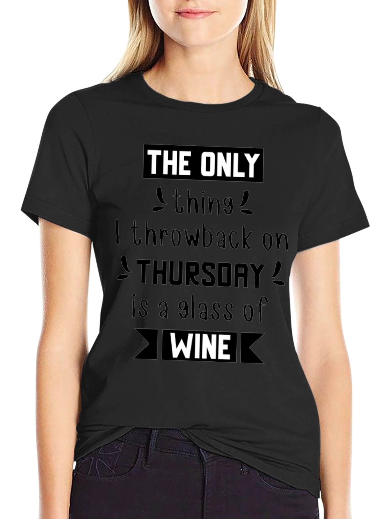 Thursday Wine Throwback Tee