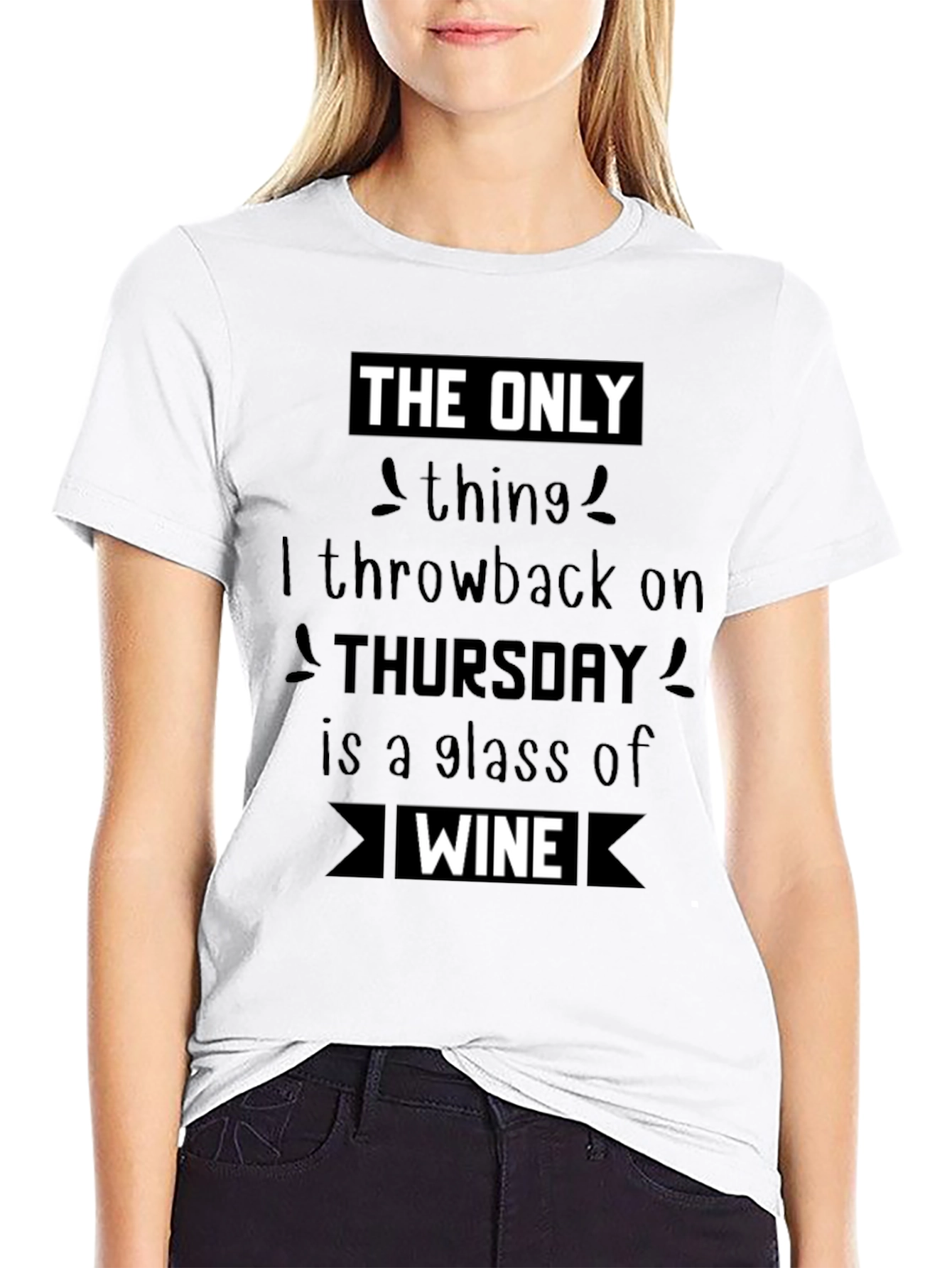 Thursday Wine Throwback Tee