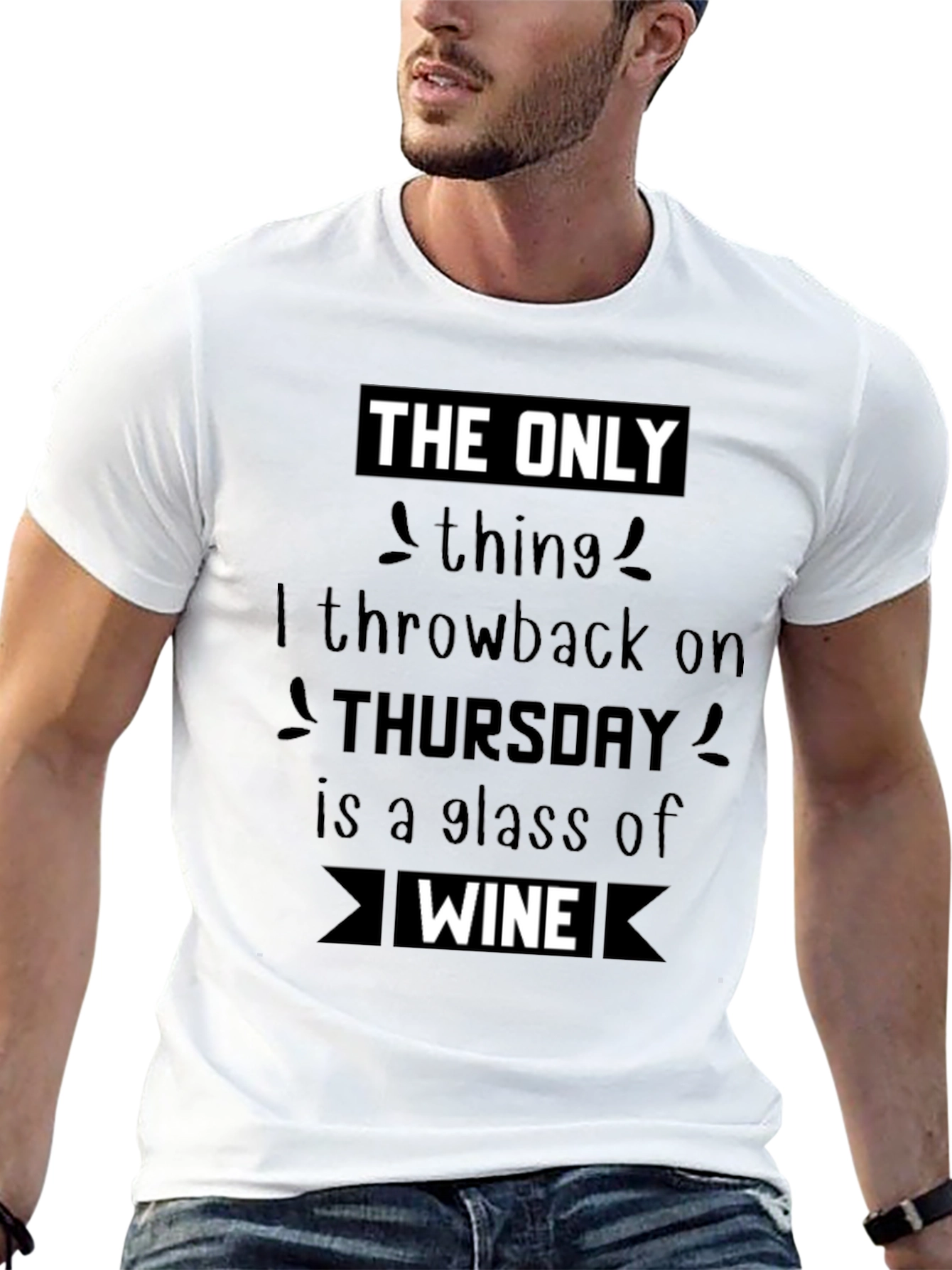 Thursday Wine Throwback Tee