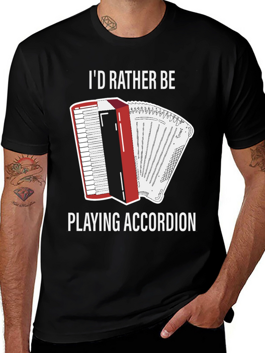 Accordion Player T-Shirt - Musical Instrument Graphic Tee