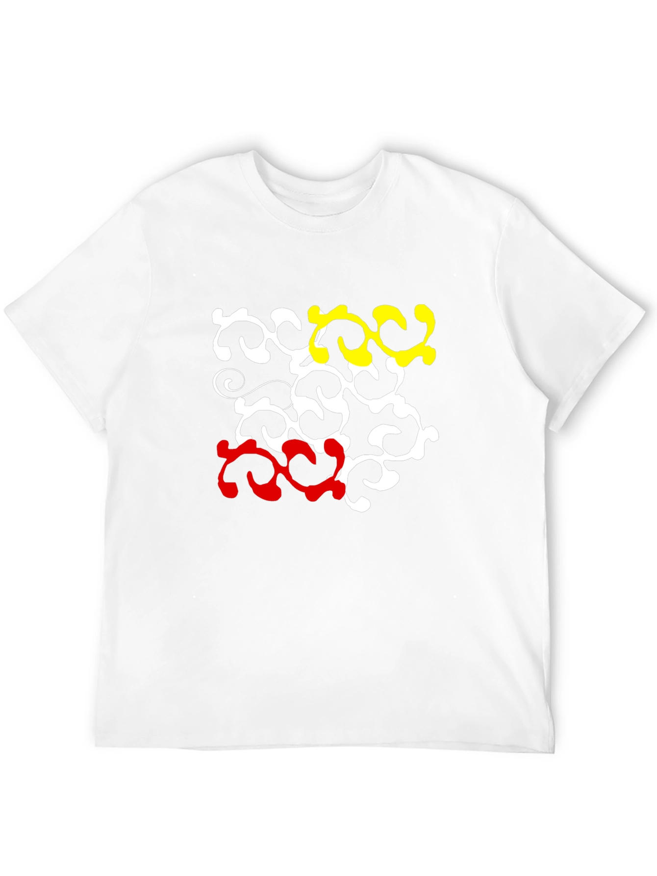 Abstract Pattern Crew Neck T-Shirt