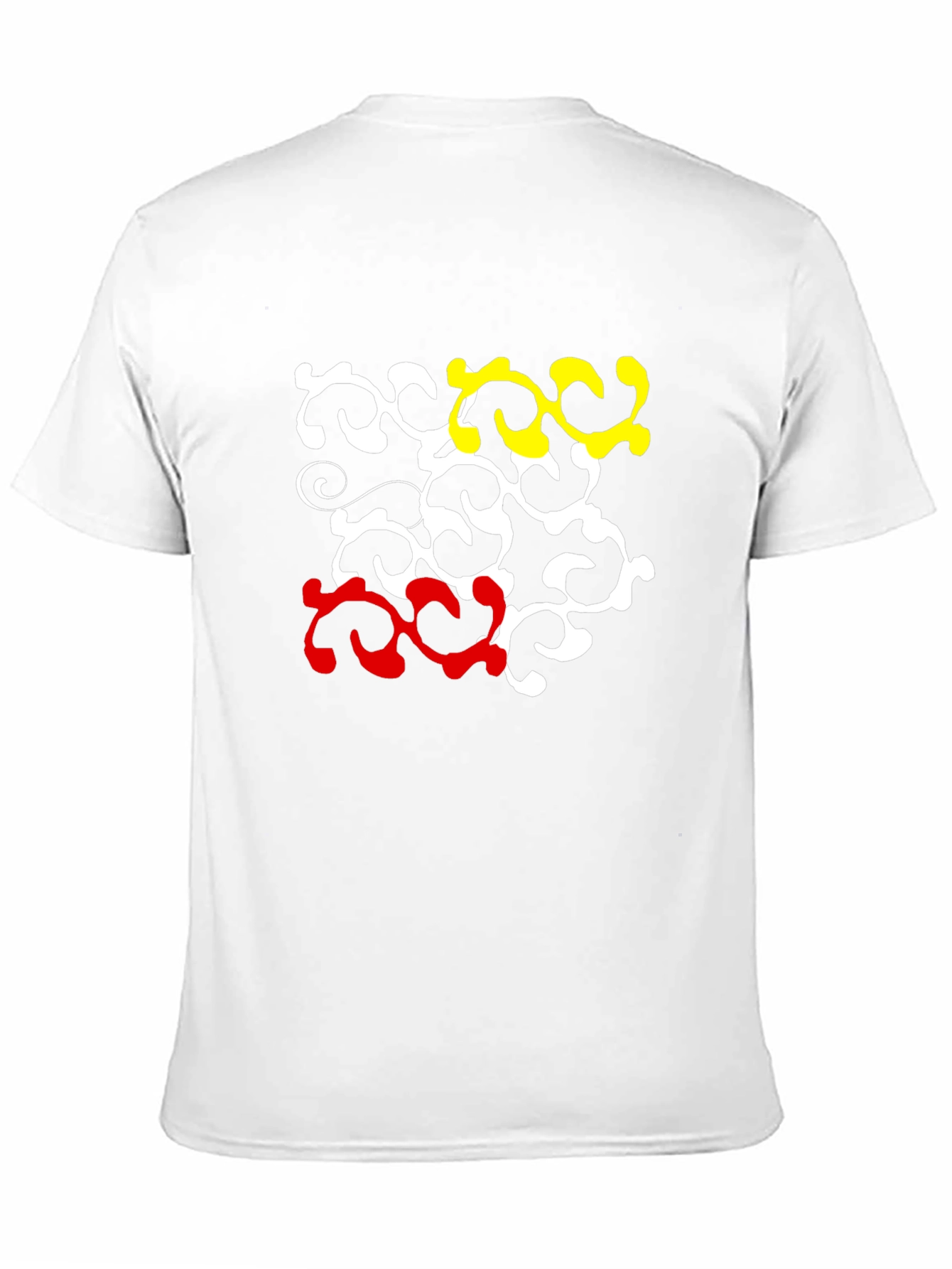 Abstract Pattern Crew Neck T-Shirt