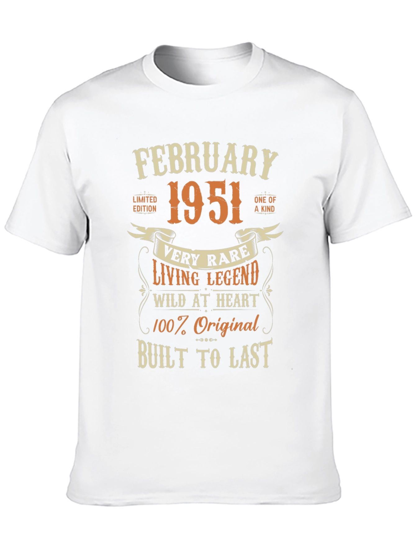February 1951 Limited Edition Birthday T-Shirt