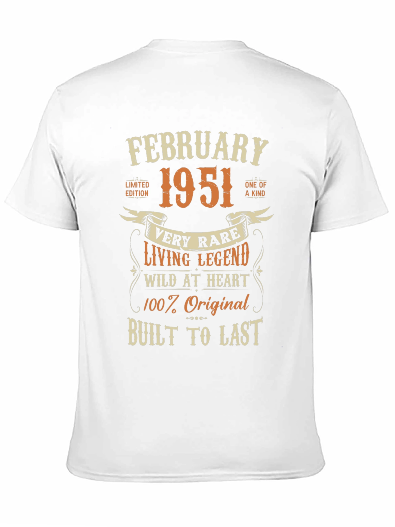 February 1951 Limited Edition Birthday T-Shirt