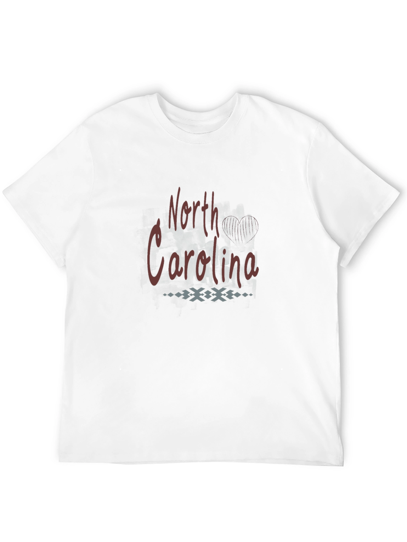 North Carolina Graphic Print Black T-Shirt