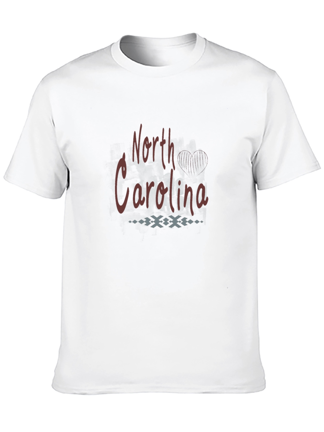 North Carolina Graphic Print Black T-Shirt