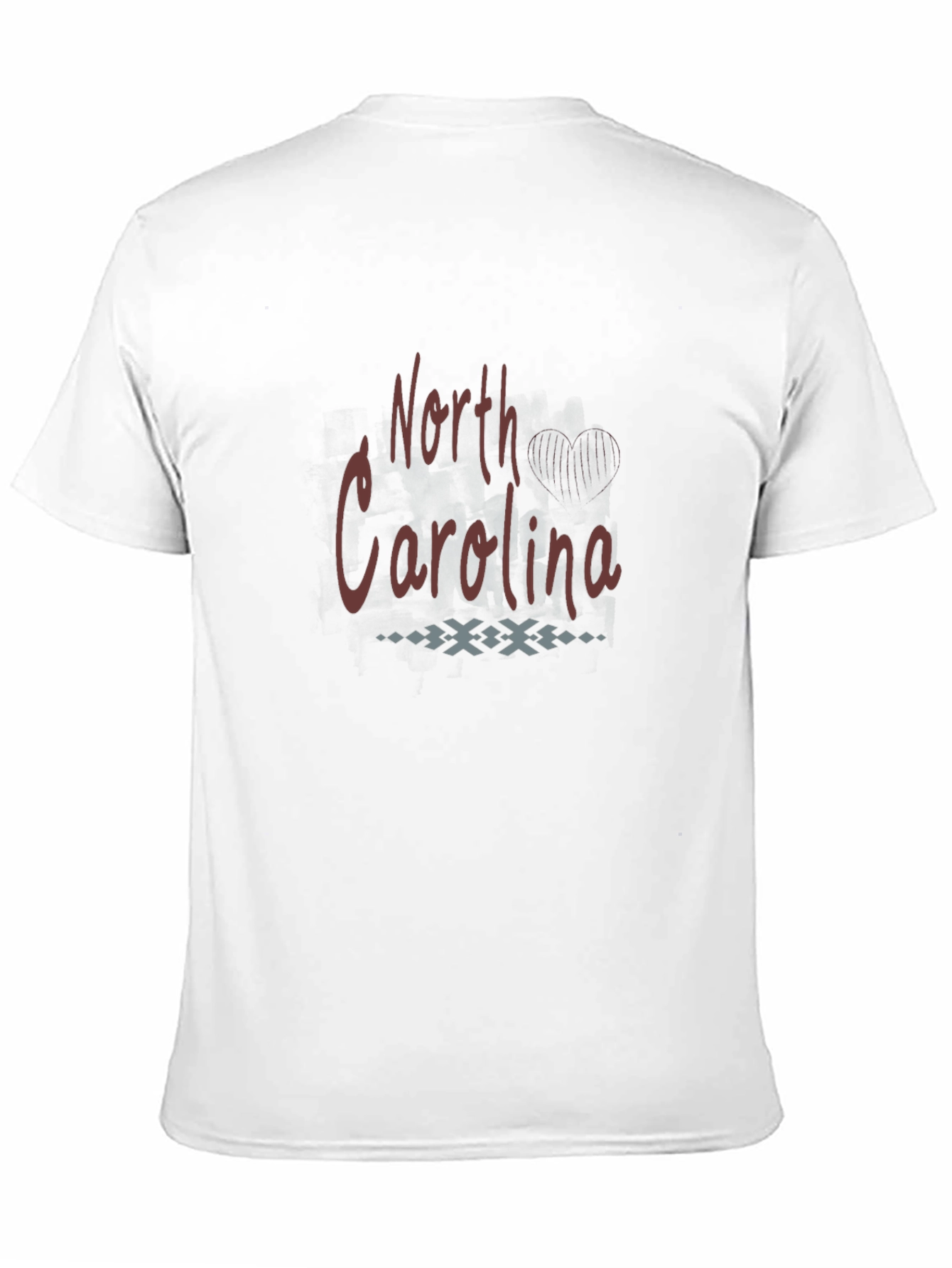 North Carolina Graphic Print Black T-Shirt